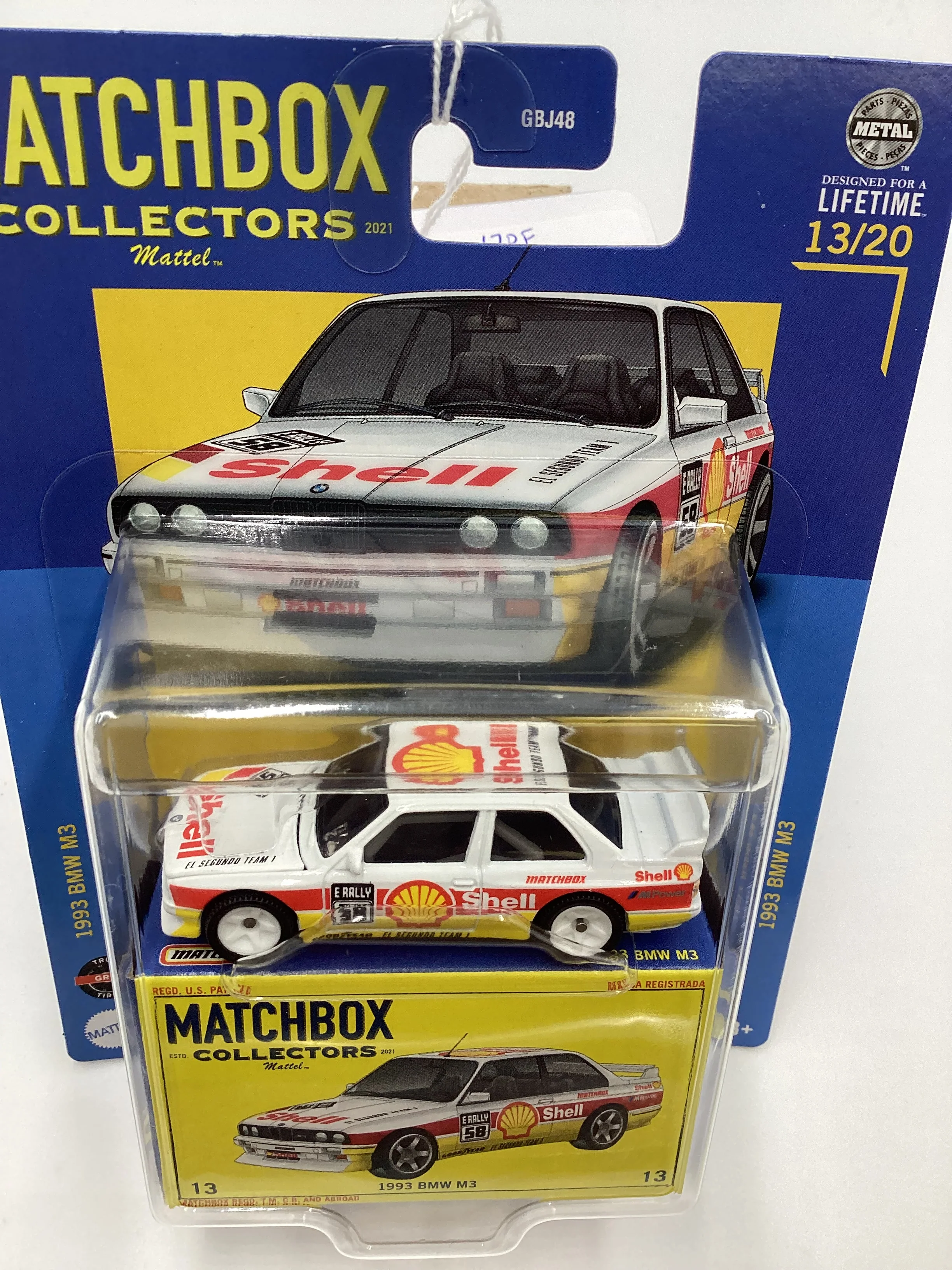 2024 Matchbox Collectors #13 1993 BMW M3 Shell 170F - Image 6