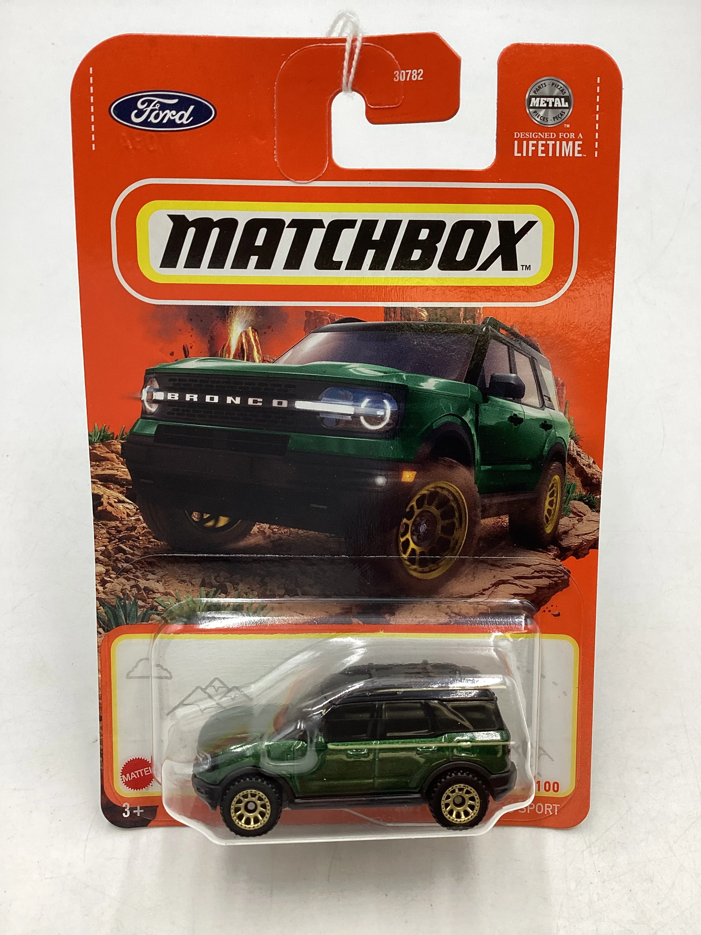 2024 Matchbox G Case #44 2022 Ford Bronco Sport Green 211P - Image 2