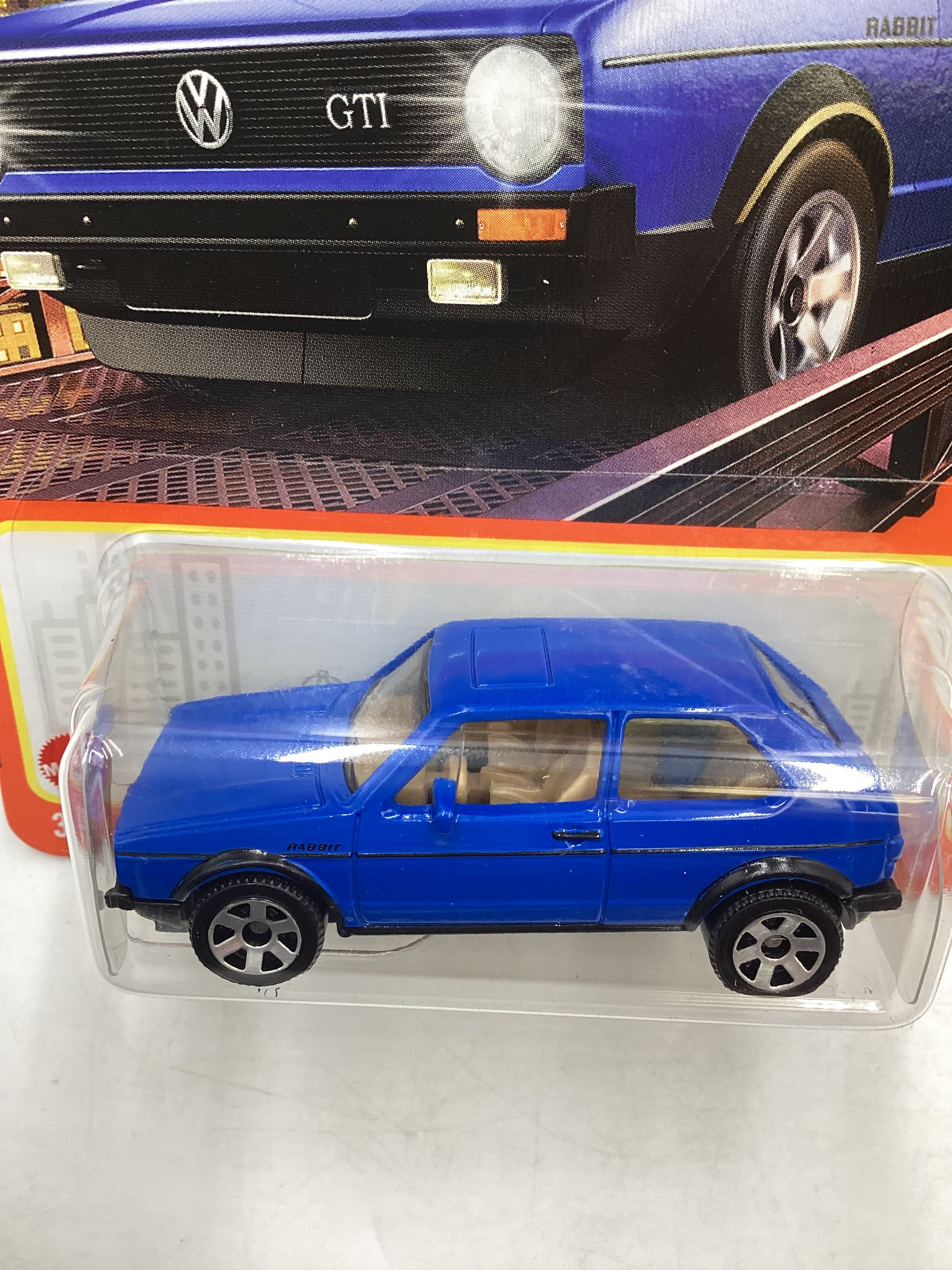 2024 Matchbox G Case #95 Volkswagen Golf MK 1 Blue 211N - Image 5
