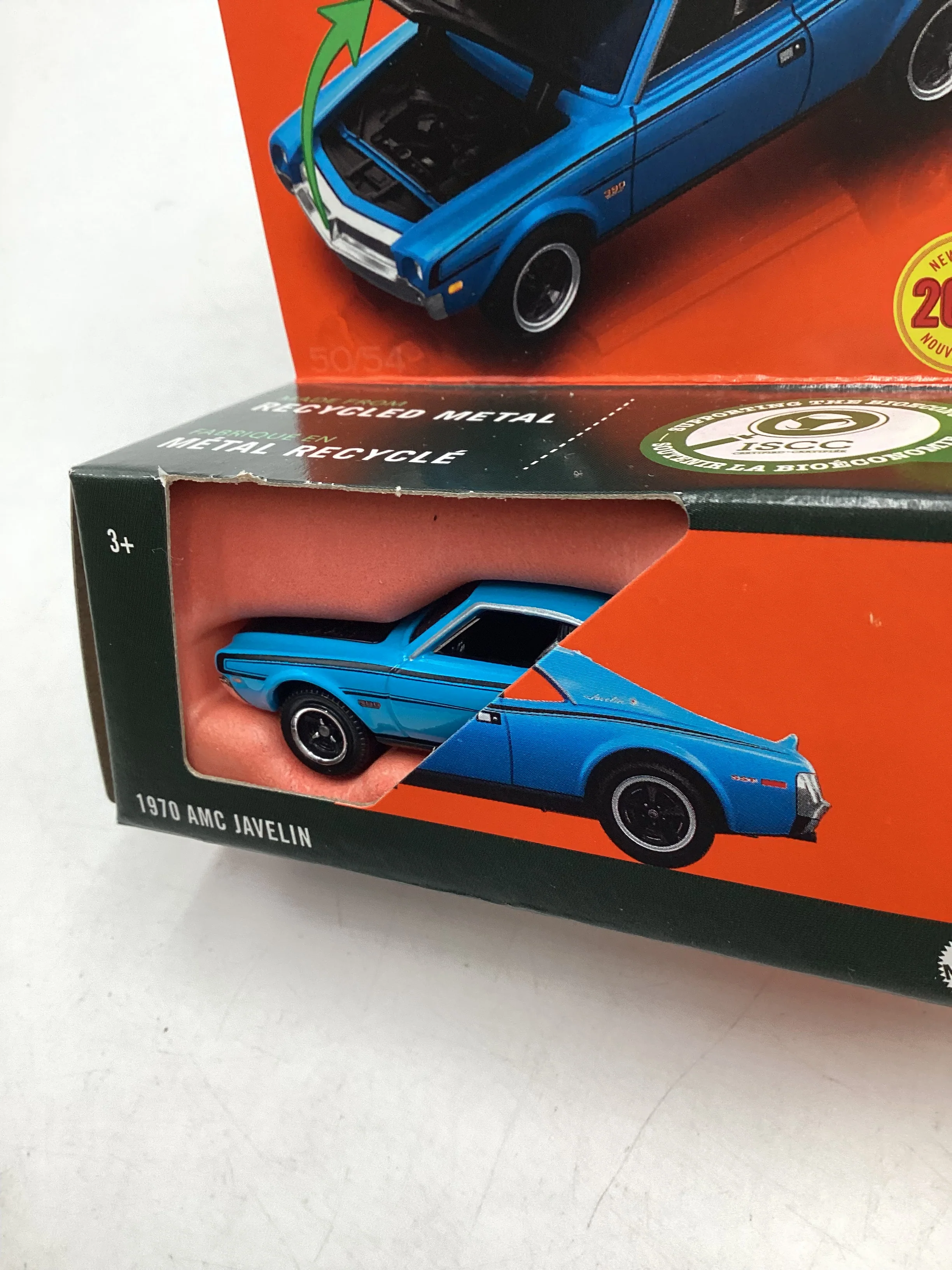 2024 Matchbox Moving Parts 1970 AMC Javelin Blue 168i - Image 4