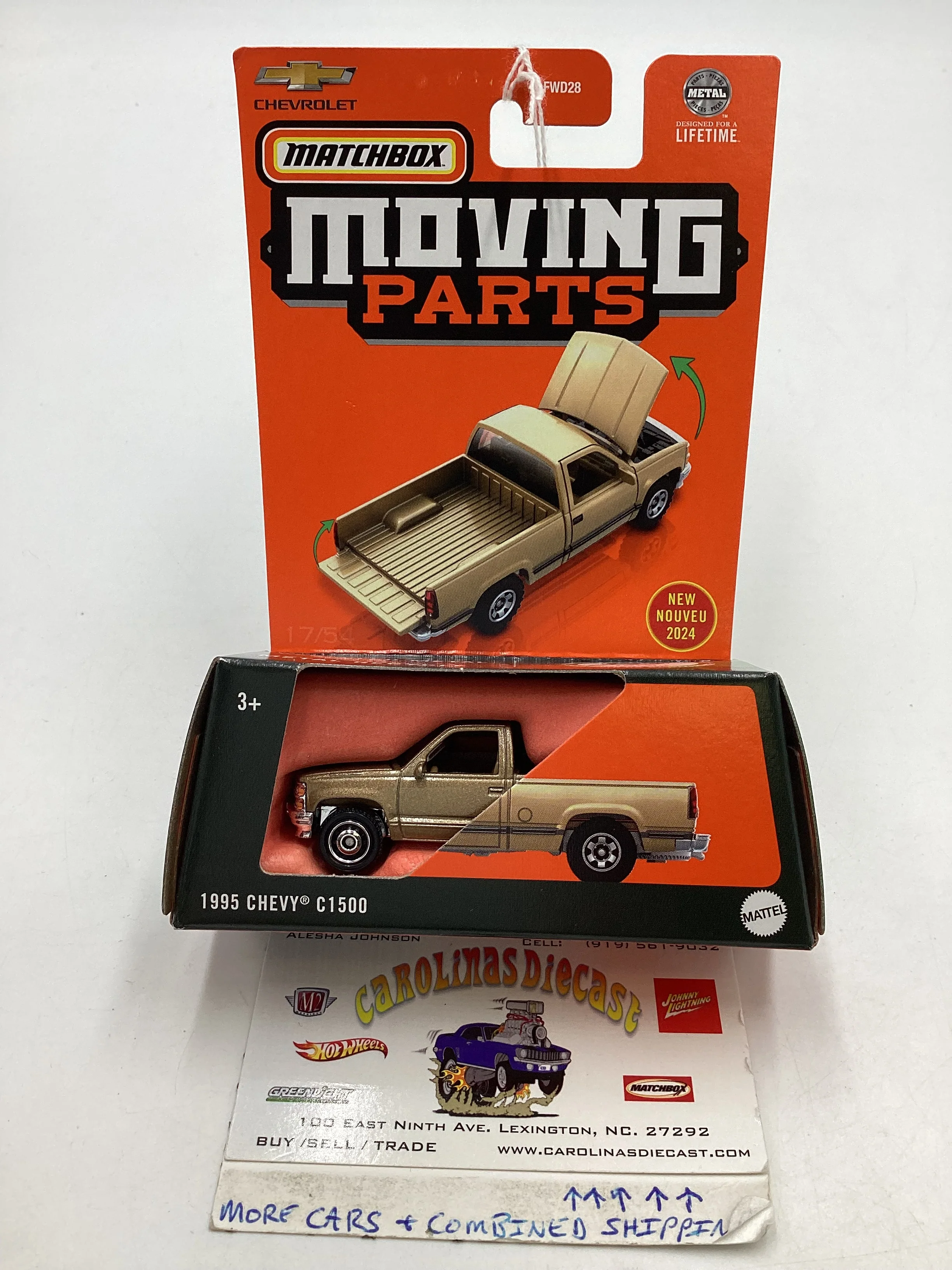 2024 Matchbox Moving Parts 1995 Chevy C1500 165A