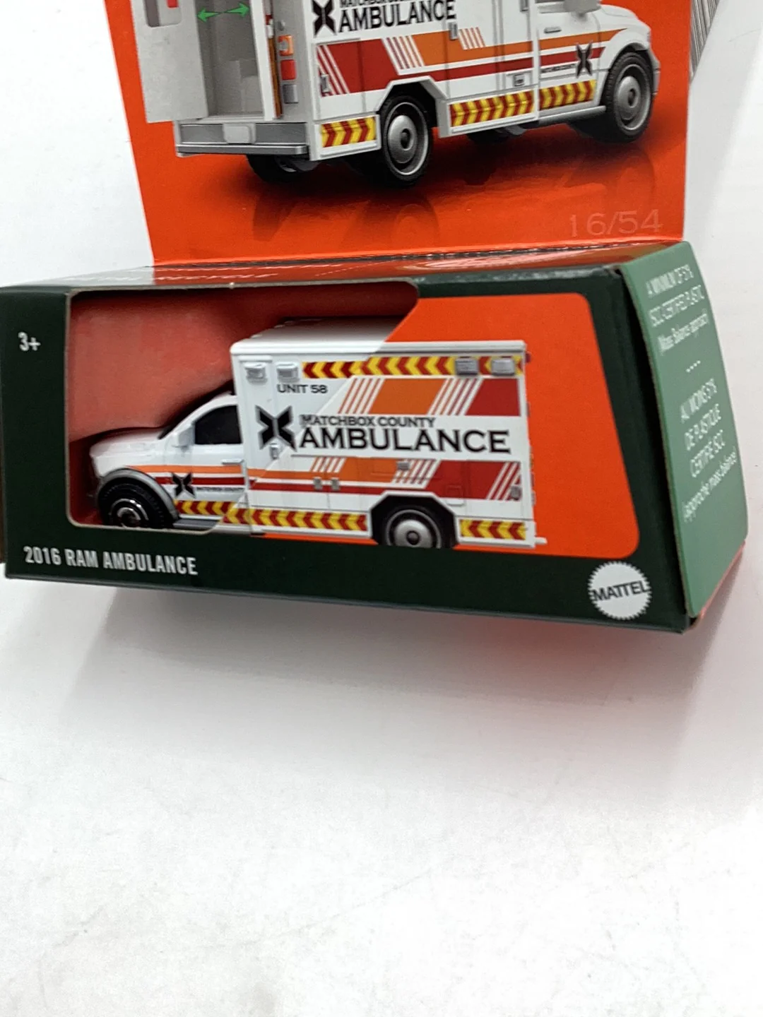 2024 Matchbox Moving Parts 2016 Ram Ambulance 168M - Image 5