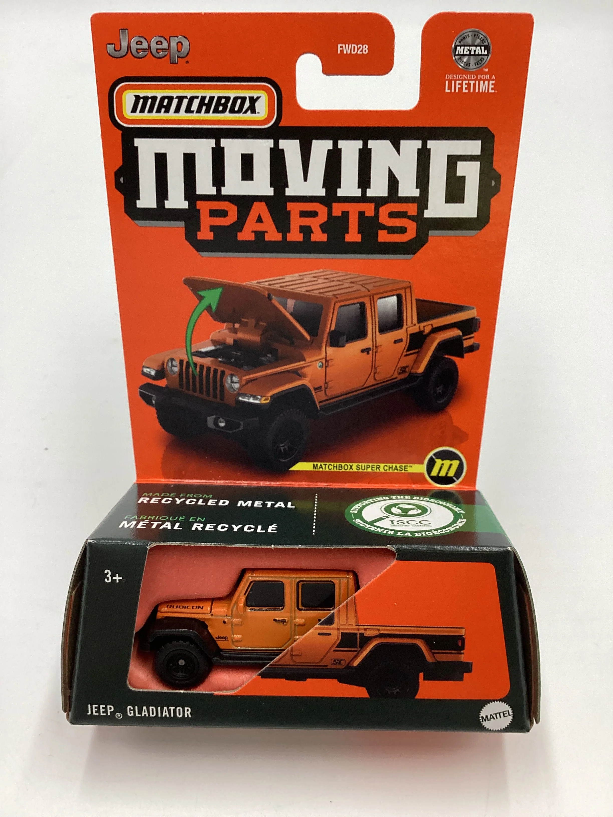 2024 Matchbox Moving Parts Super Chase Jeep Gladiator Orange - Image 2