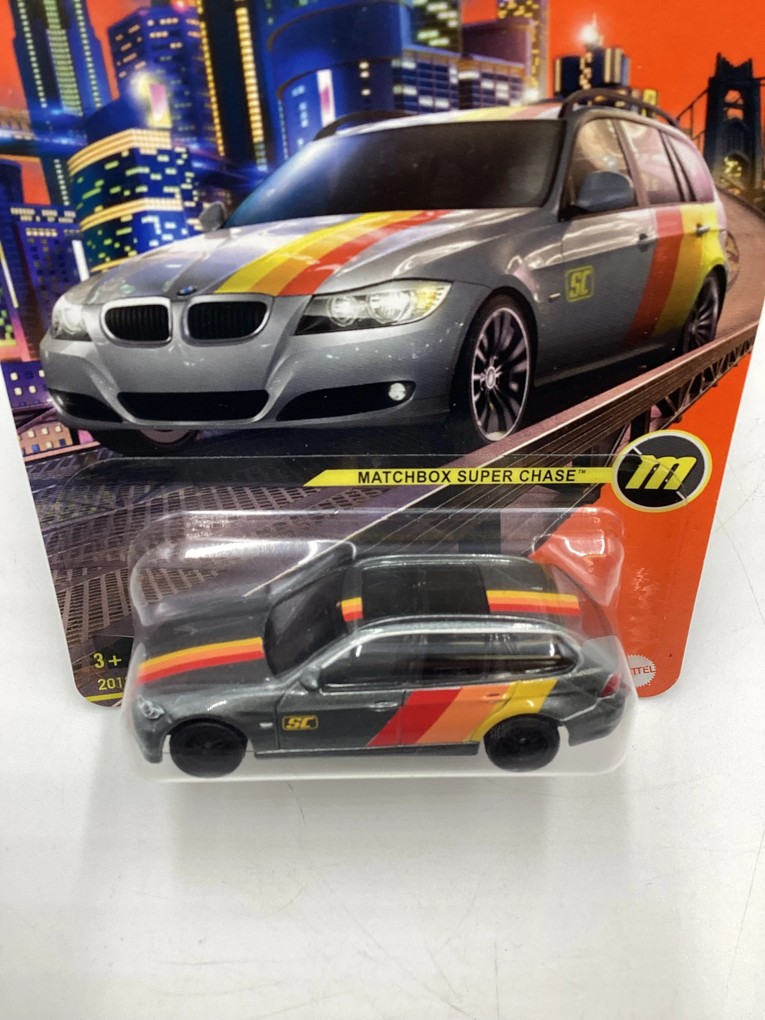 2024 Matchbox Super Chase 2012 BMW 3 Series Touring Gray - Image 6