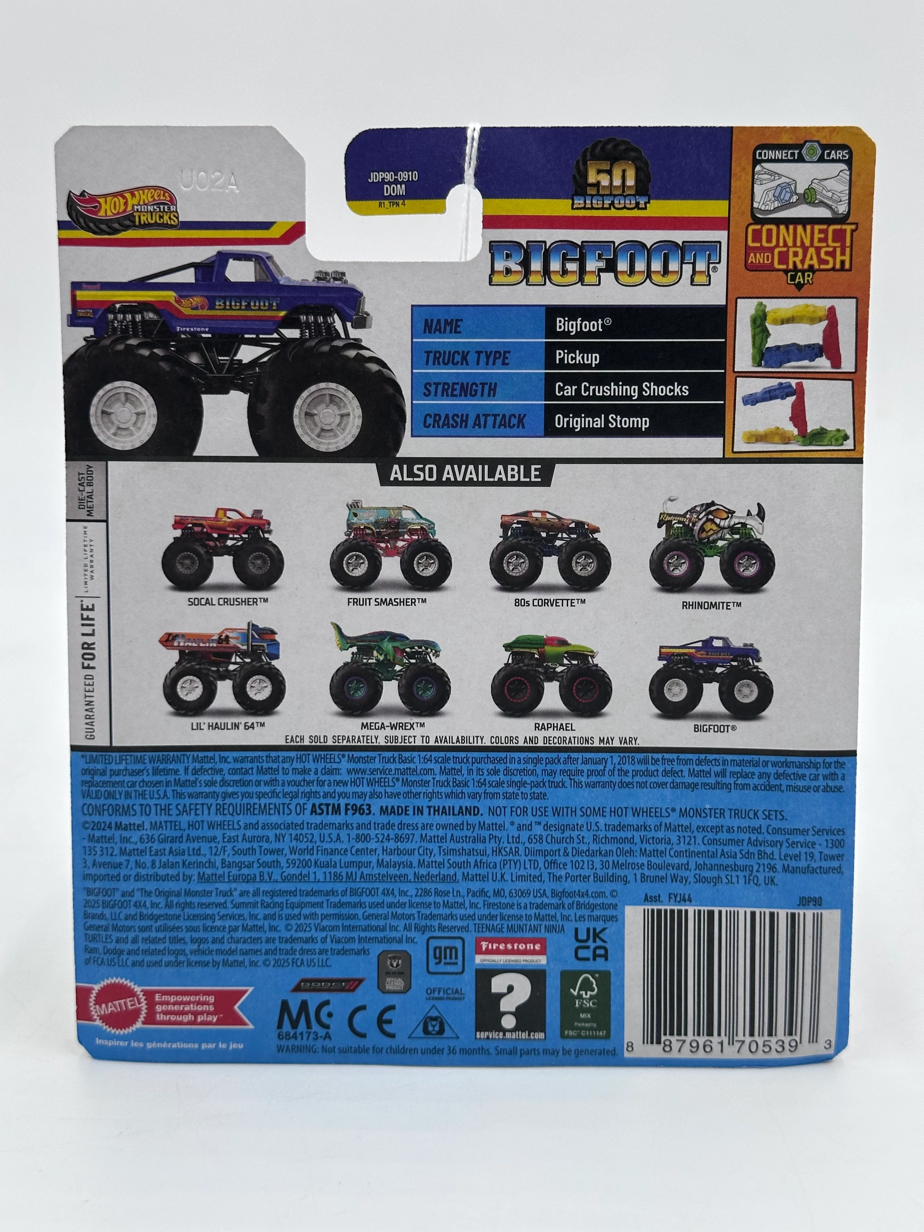 2025 Hot Wheels Monster Trucks Bigfoot 130E - Image 6