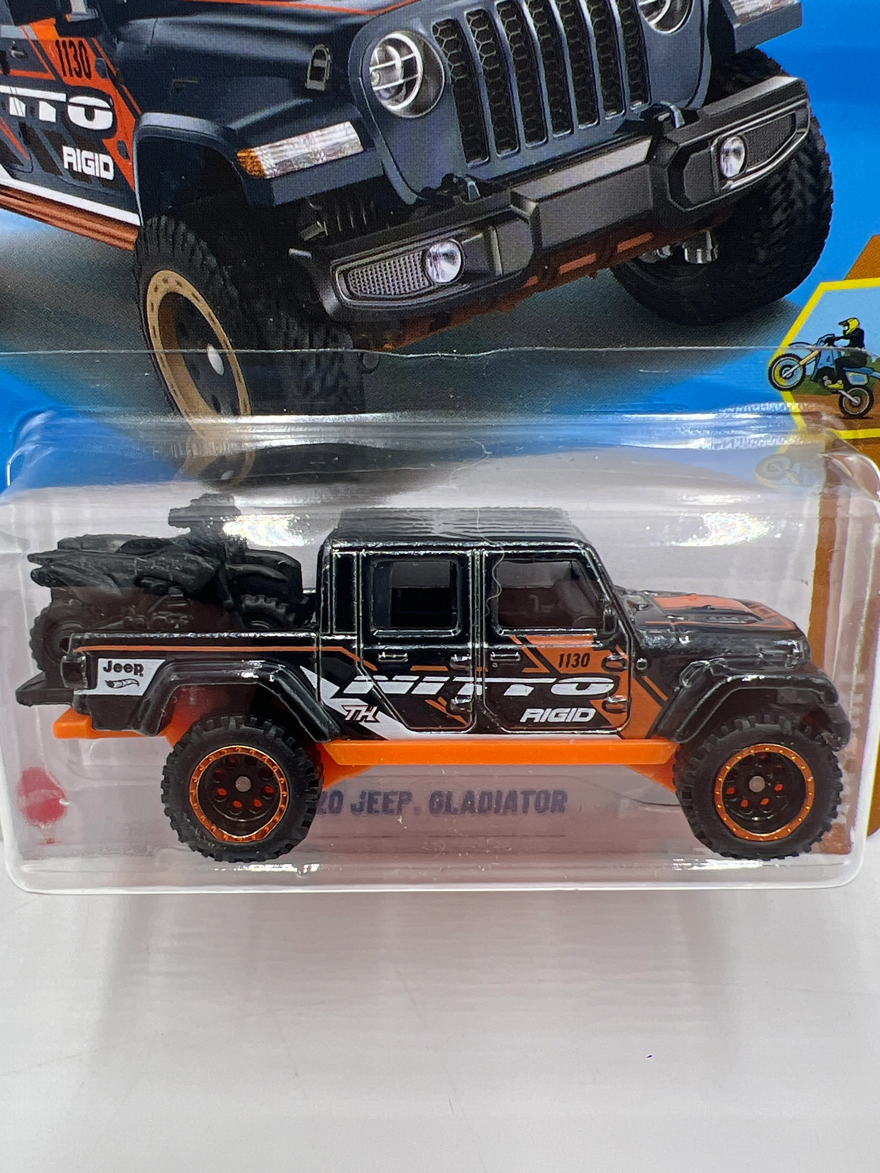 2025 Hot Wheels Factory Sealed Super Treasure Hunt #130 20 Jeep Gladiator Nitto W/Protector - Image 2