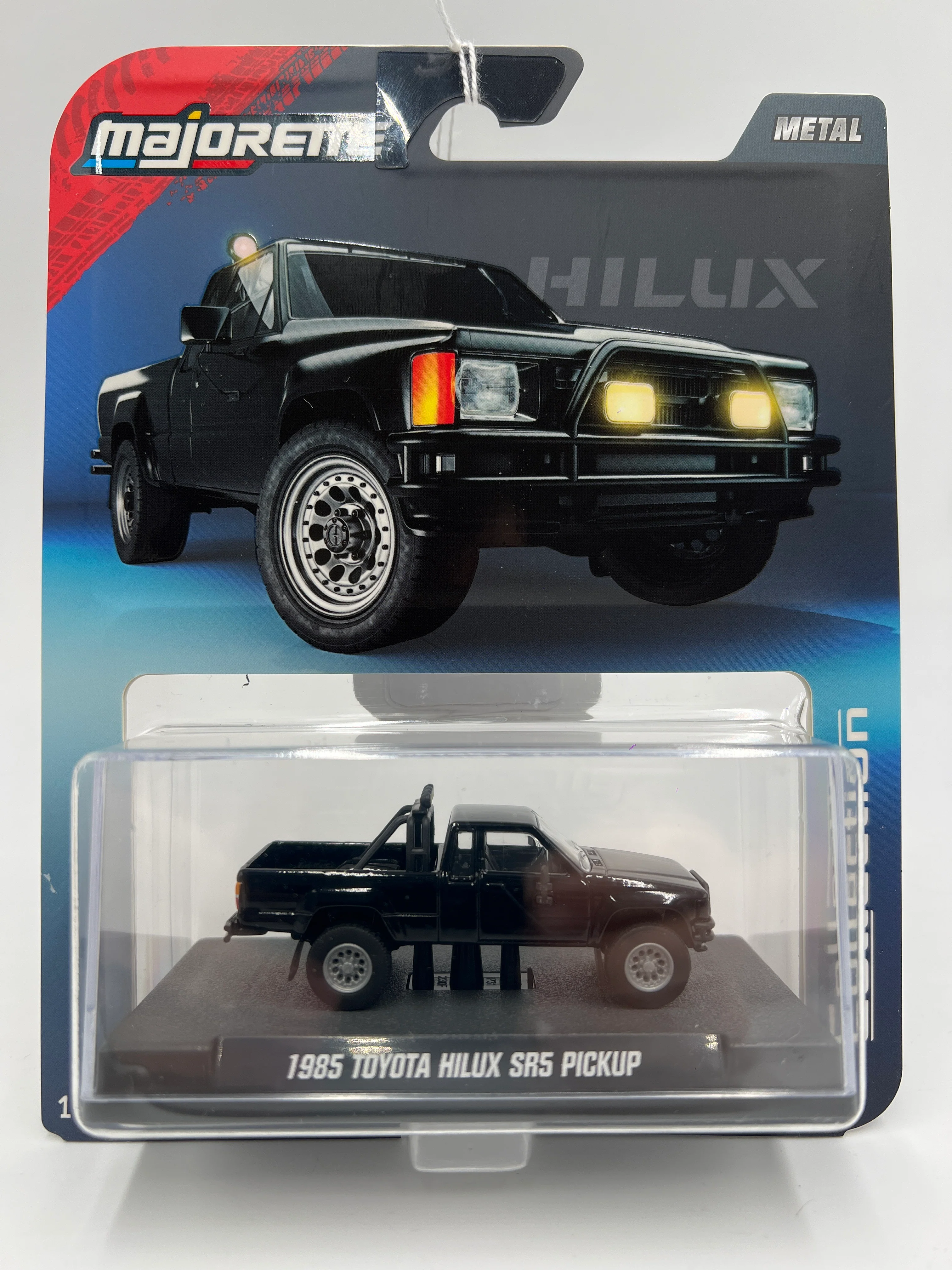 Majorette Metal Collection Series 1985 Toyota Hilux SR5 Pickup Black 11C