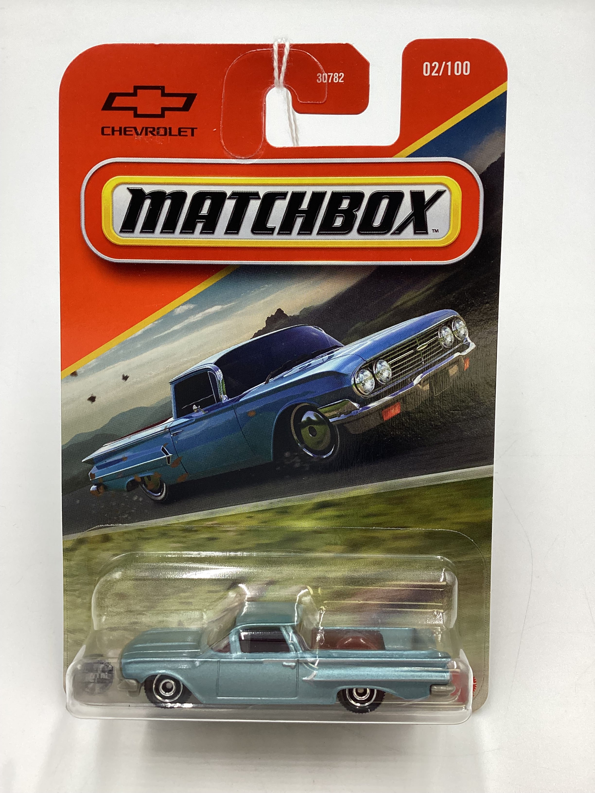 2025 Matchbox #2 1960 Chevy El Camino Light Blue 207H - Image 2