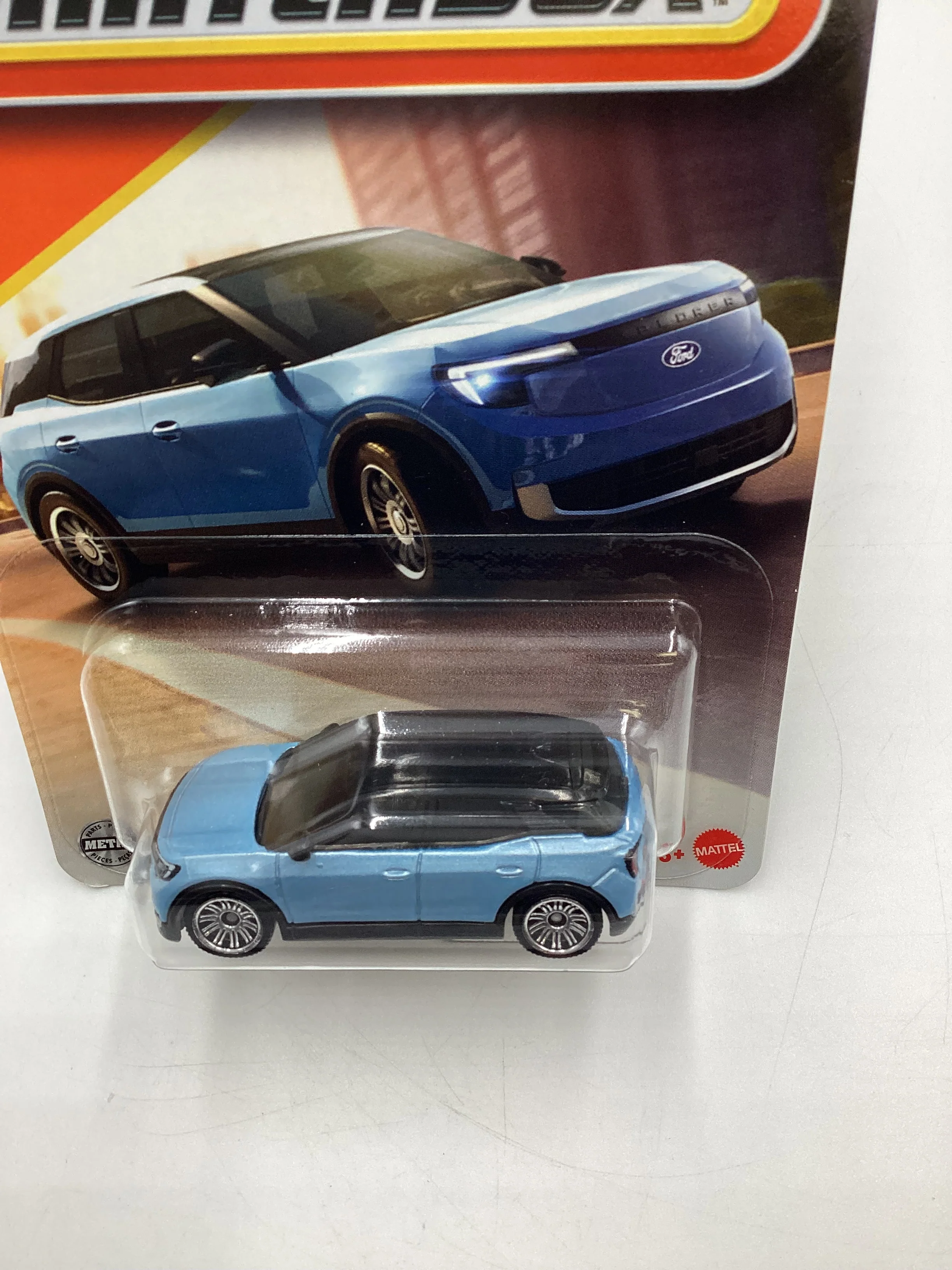 2025 Matchbox #7 2024 Ford Explorer Bev Light Blue 212B - Image 6