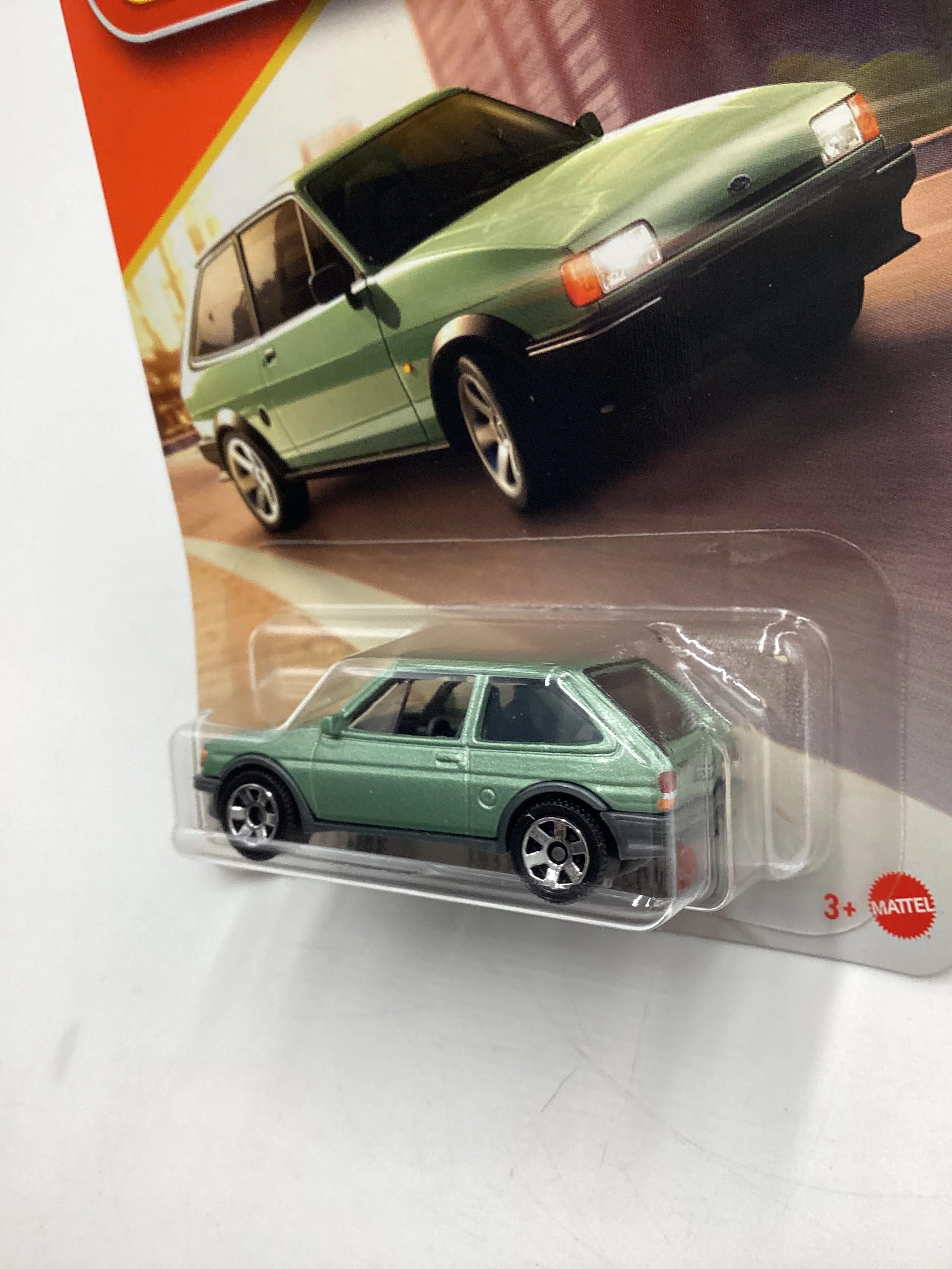 2025 Matchbox #84 1983 Ford Fiesta MK 2 Green 213F - Image 3