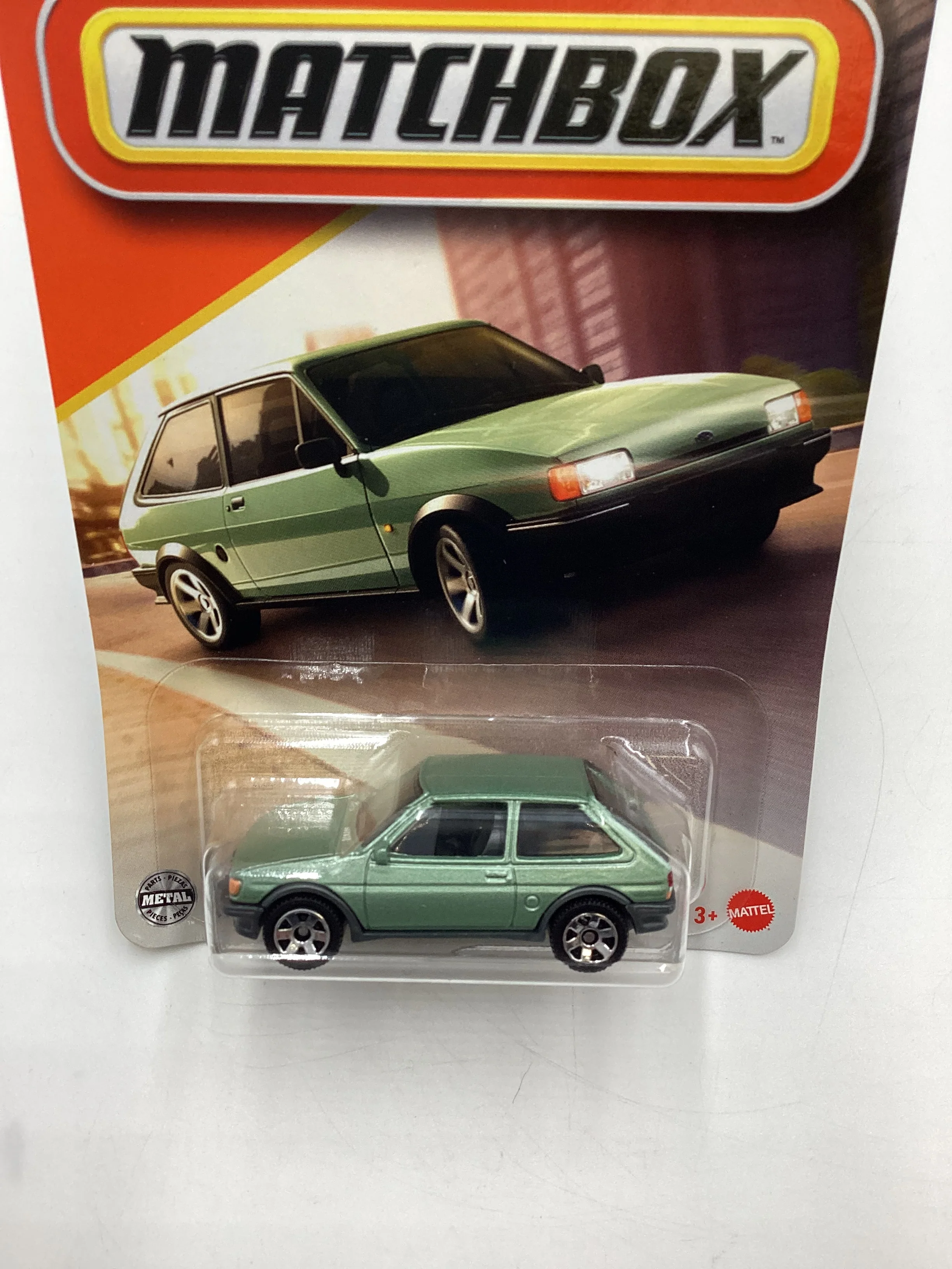 2025 Matchbox #84 1983 Ford Fiesta MK 2 Green 213F - Image 5