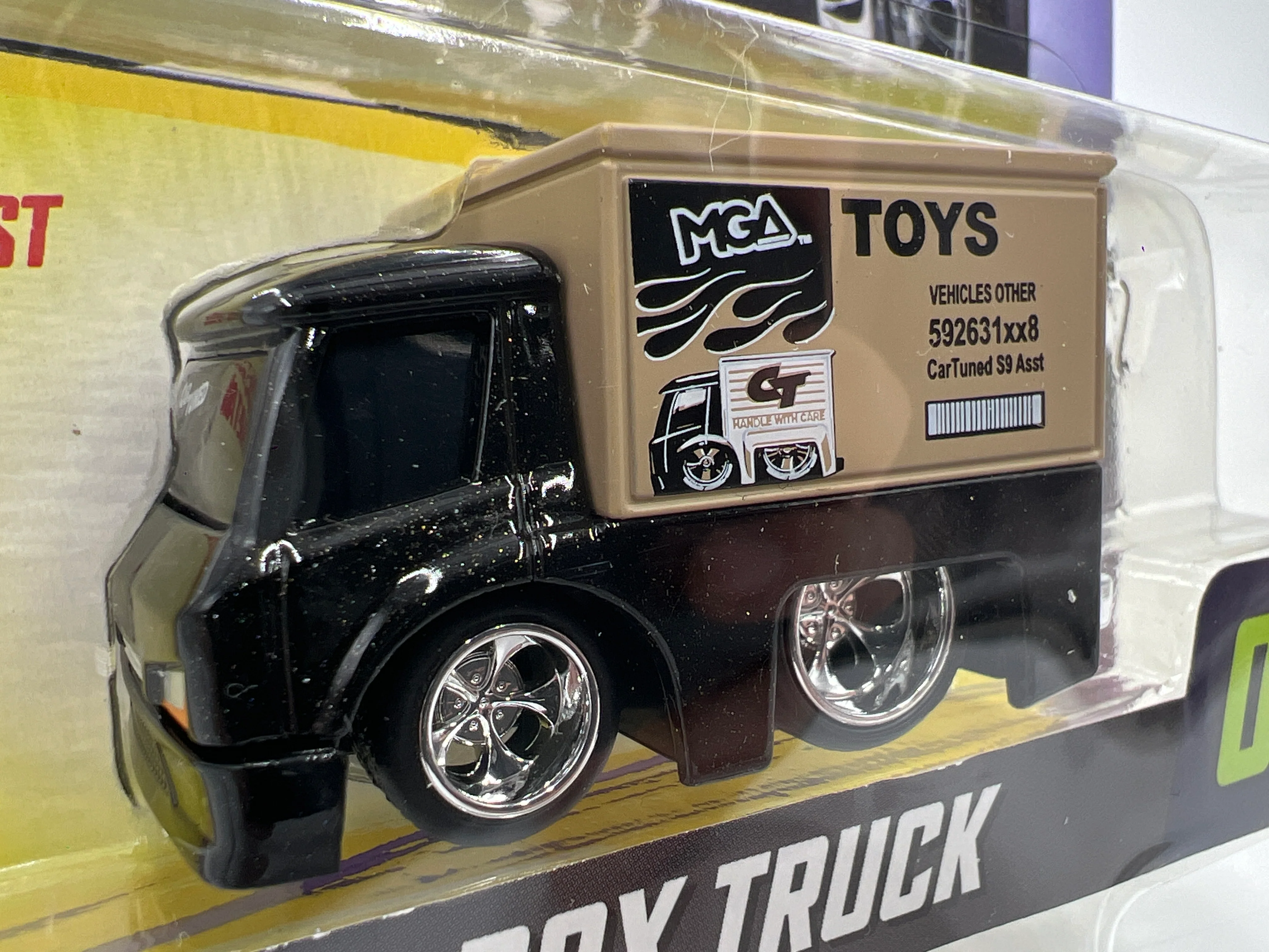 MGA Car Tuned Series 9 #8 CT Box Truck Black 178H - Image 2