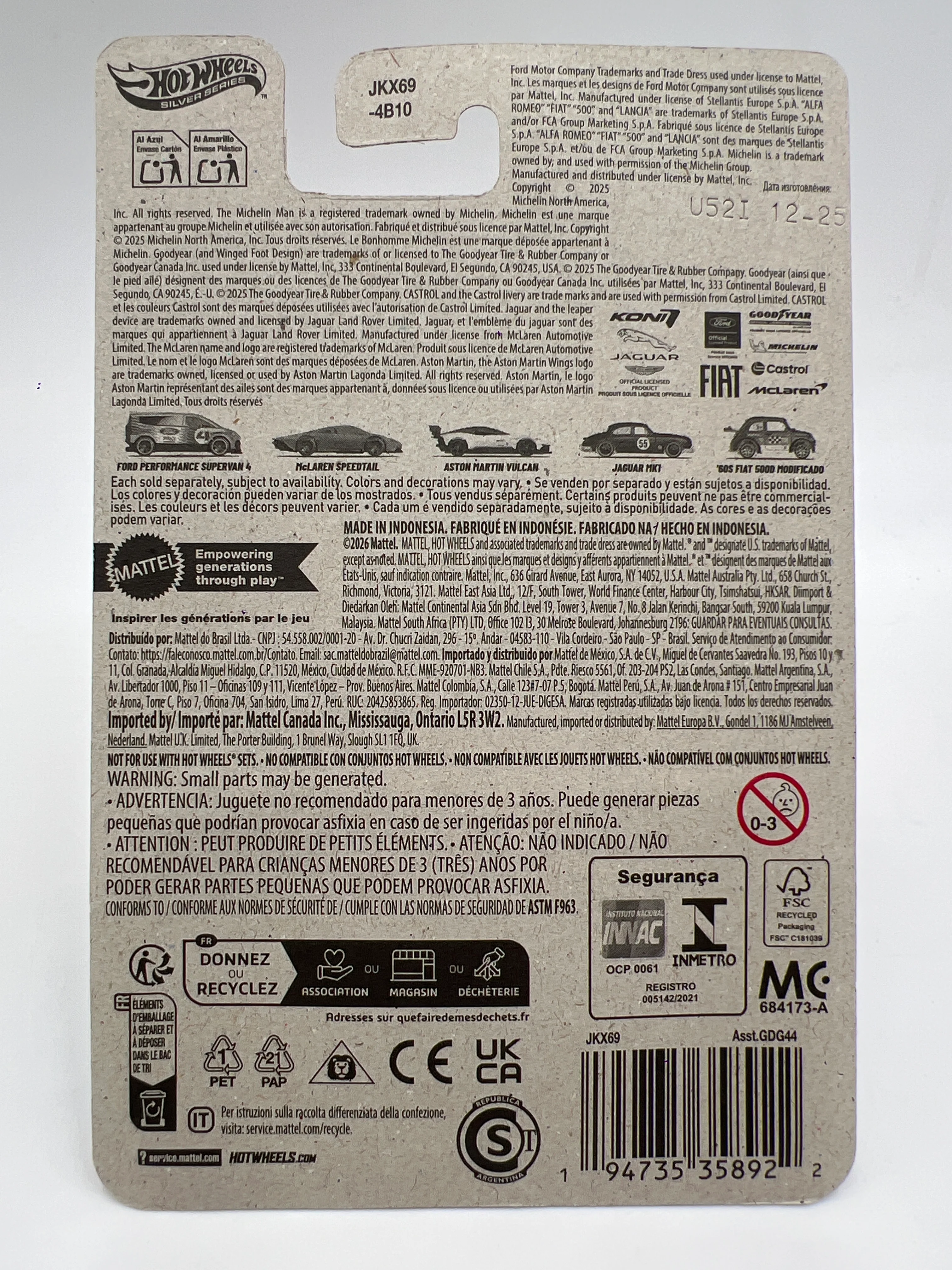 2026 Hot Wheels Silver Series Summit Surge #4 Jaguar MK1 Black - Image 2