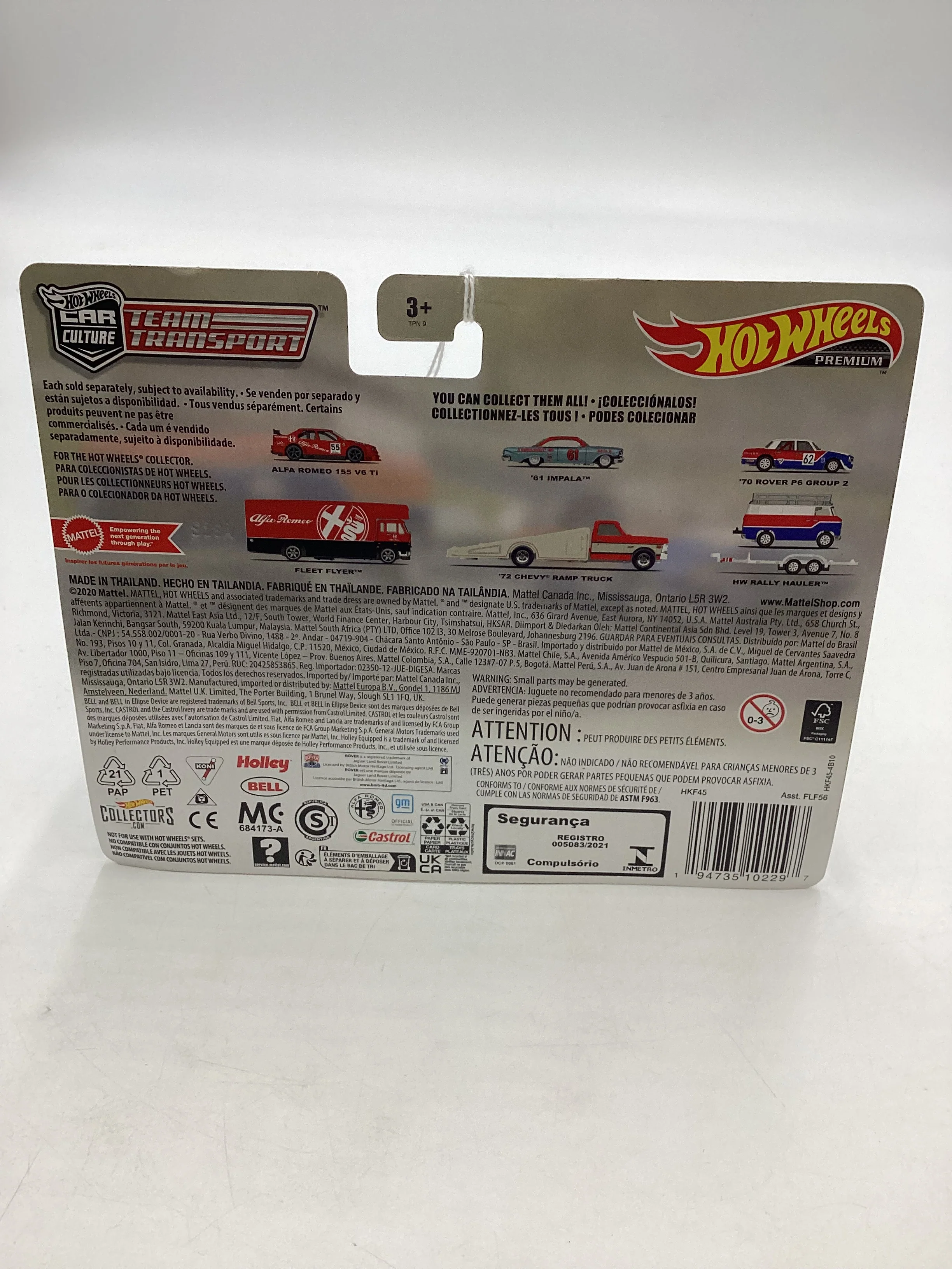 Hot Wheels Team transport #55 70 Rover P6 Group 2 HW Rally Hauler 279C - Image 9