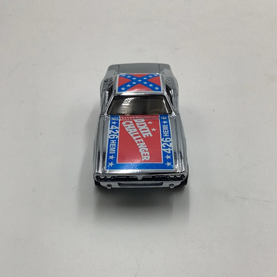 Hot Wheels 40th anniversary Dixie Challenger Chrome exclusive loose car VHTF - Image 7