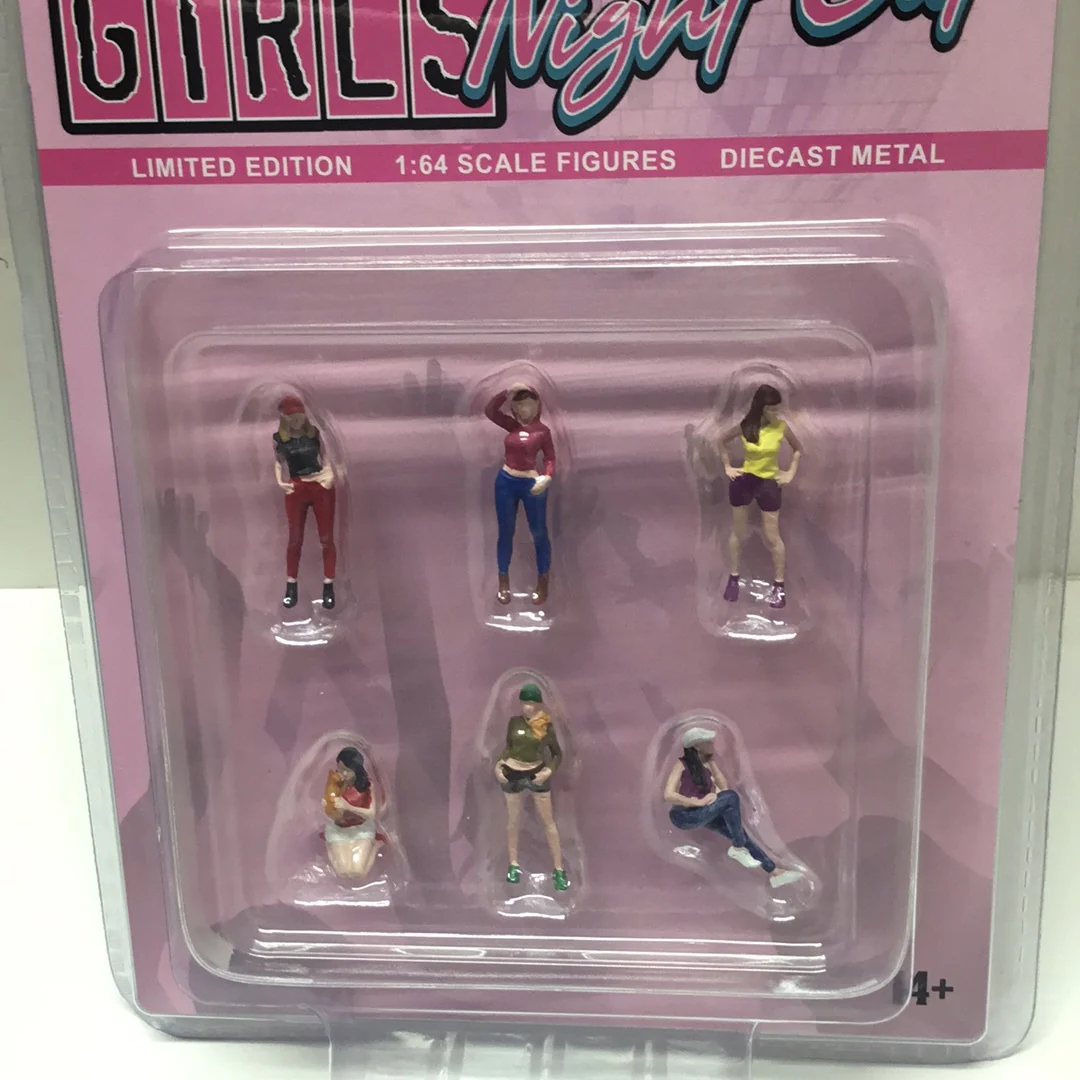 American Diorama MiJo exclusive 1:64 scale figures Girls Night Out diecast metal 176B - Image 2