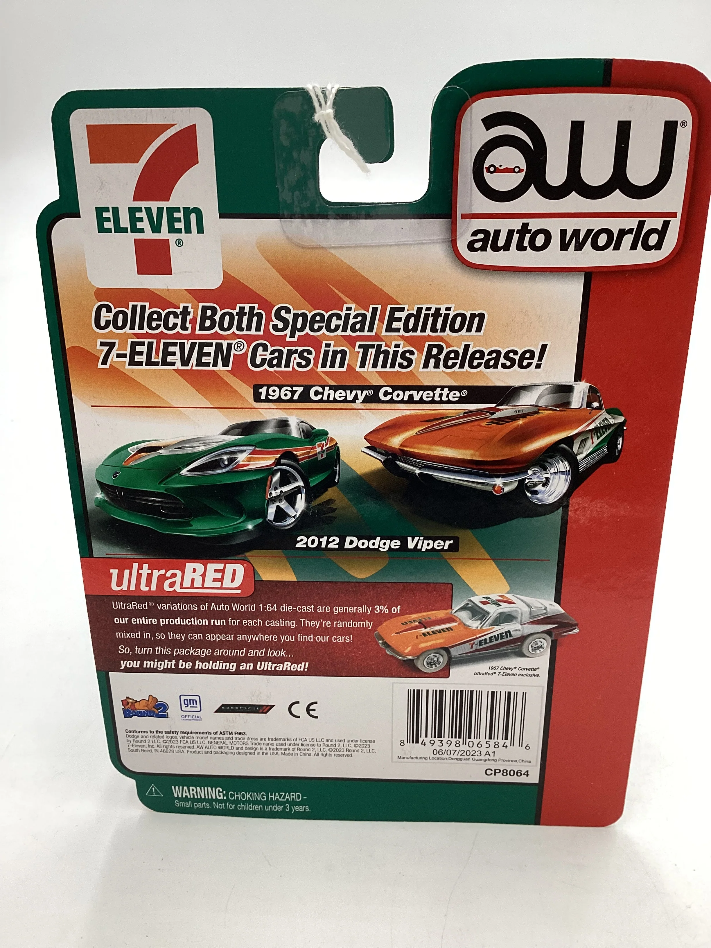 Auto world 7-Eleven 7-11 1967 Chevy Corvette 181A - Image 7