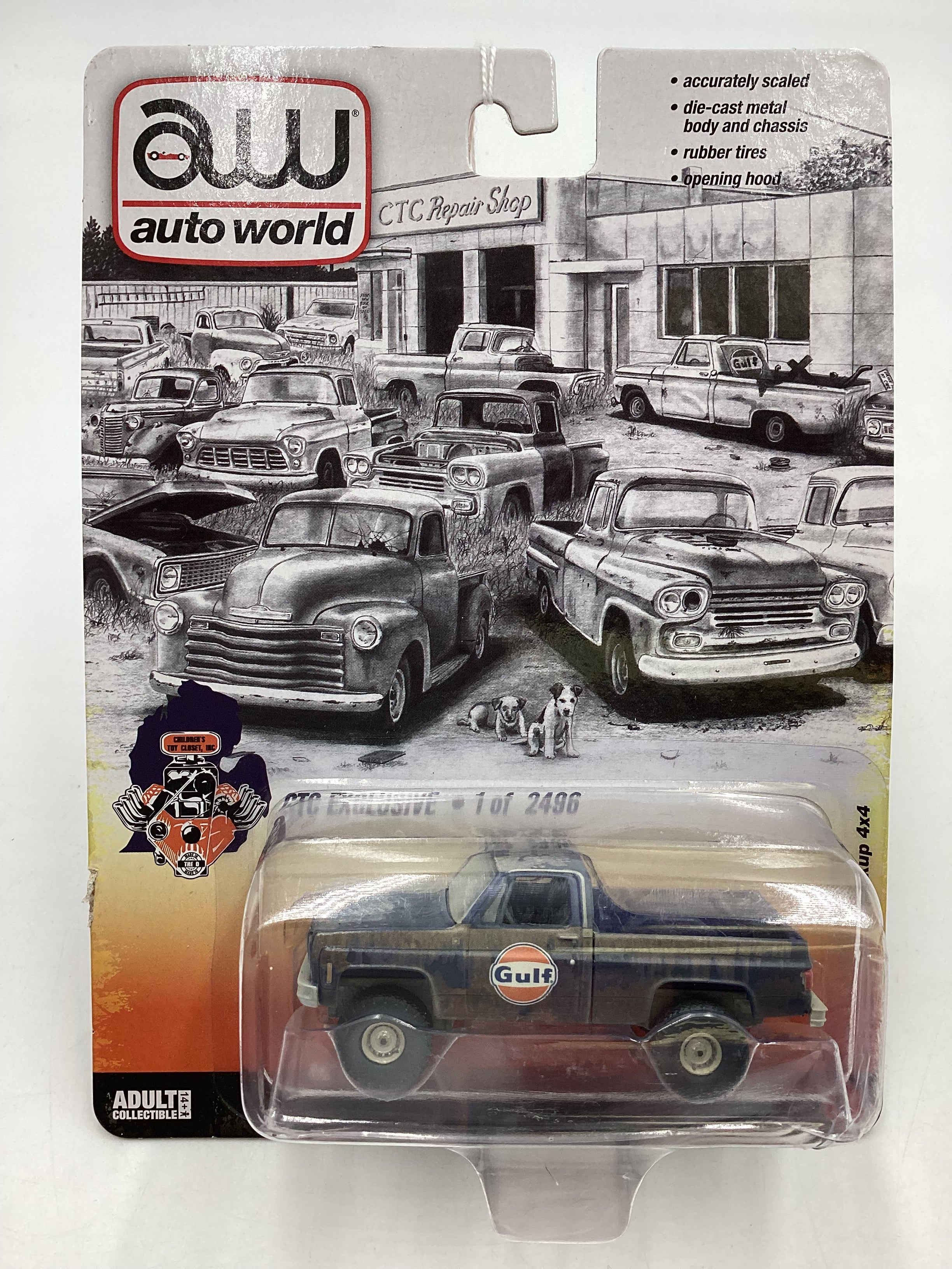 Auto world CTC Exclusive 1/2496 1978 Chevy K10 Pickup 4x4 Unrestored - Image 2