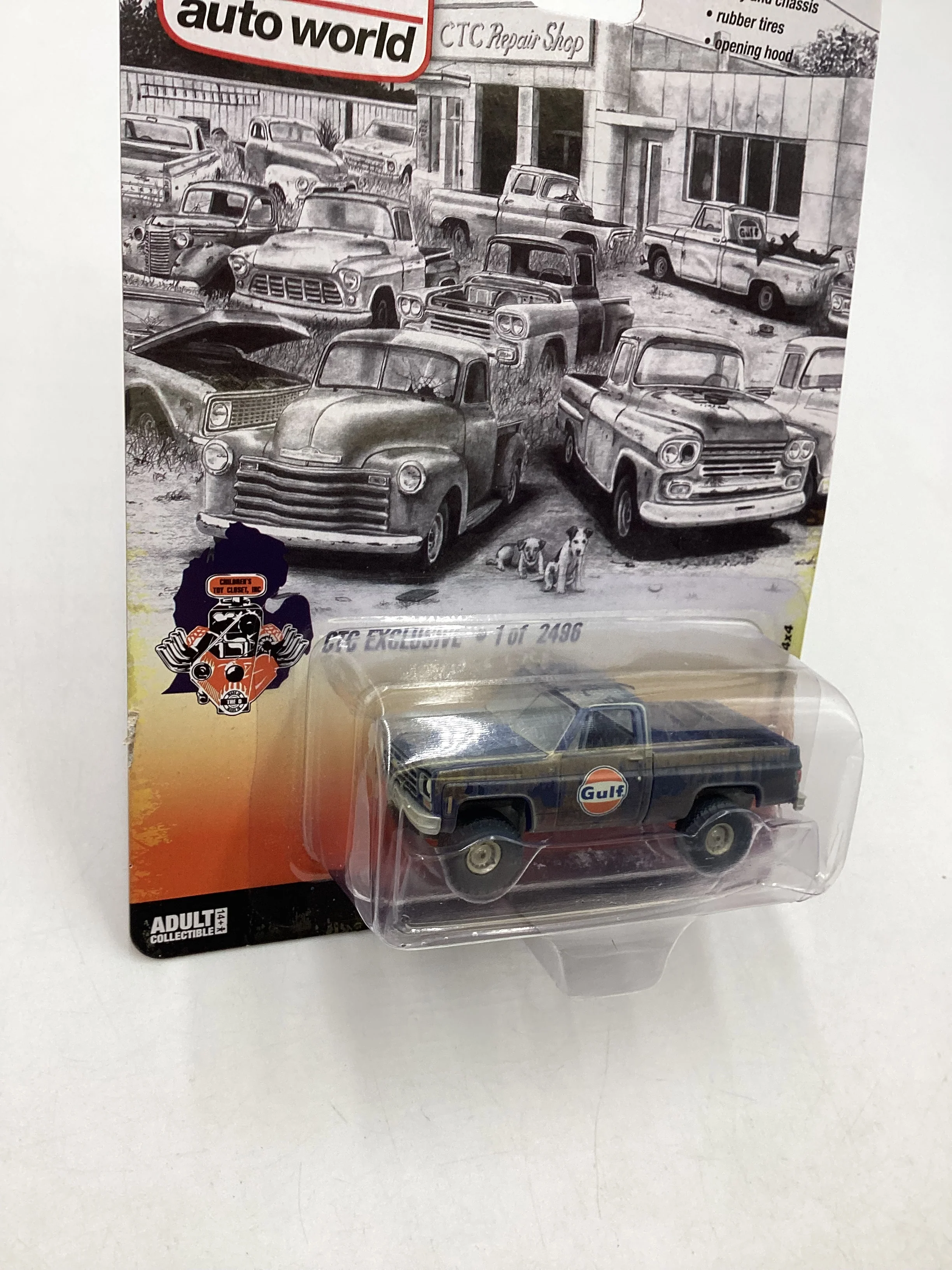 Auto world CTC Exclusive 1/2496 1978 Chevy K10 Pickup 4x4 Unrestored - Image 5