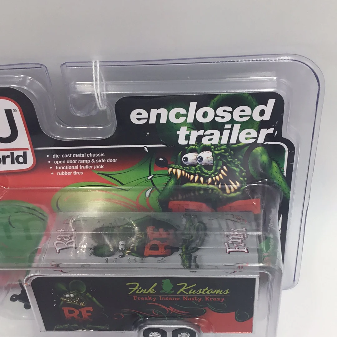 Auto world MiJo exclusive Rat Fink enclosed trailer 194B - Image 3