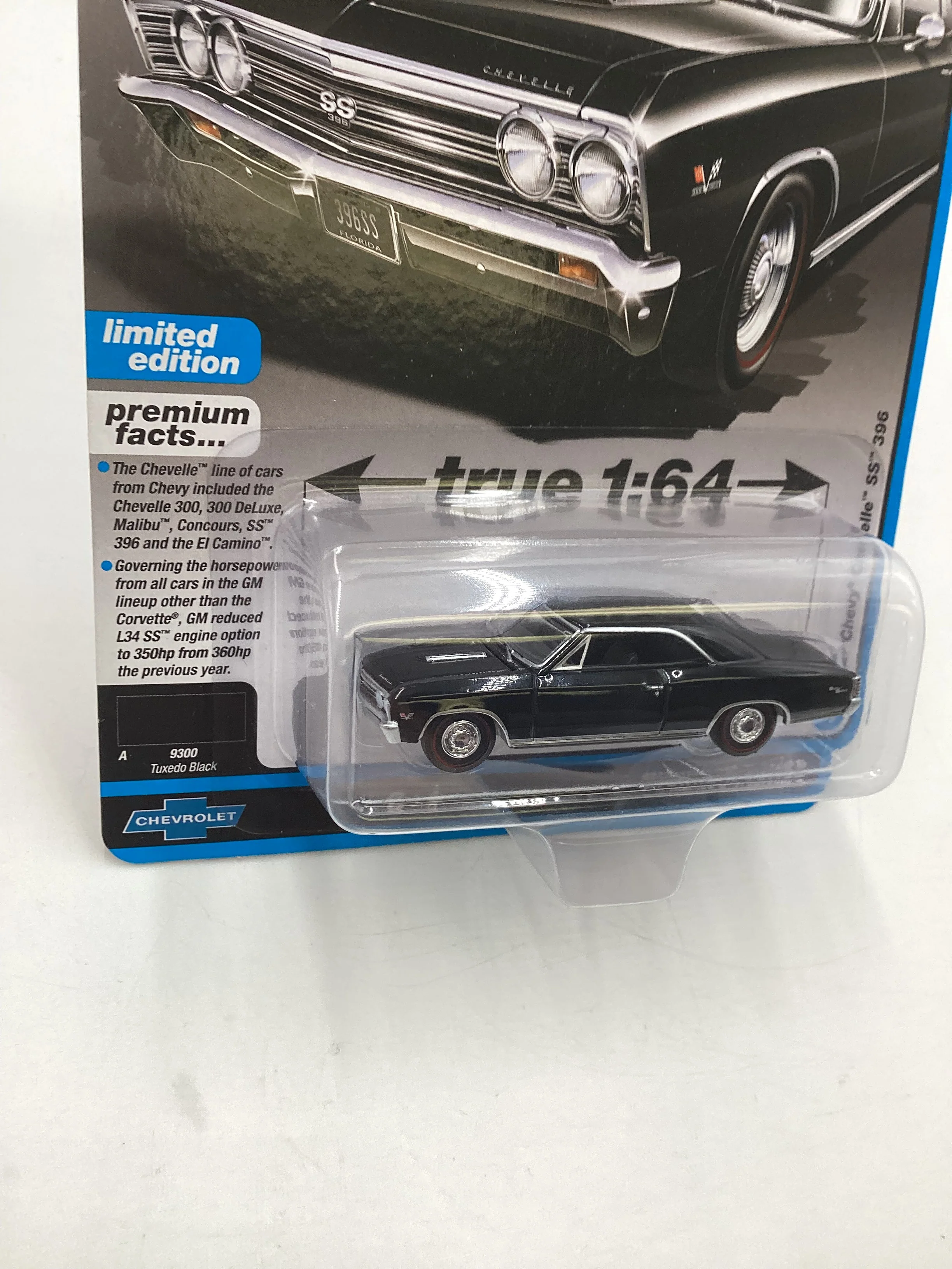 Auto World Vintage Muscle Release 4 Version A 1967 Chevy Chevelle SS 396 Black 183G - Image 5