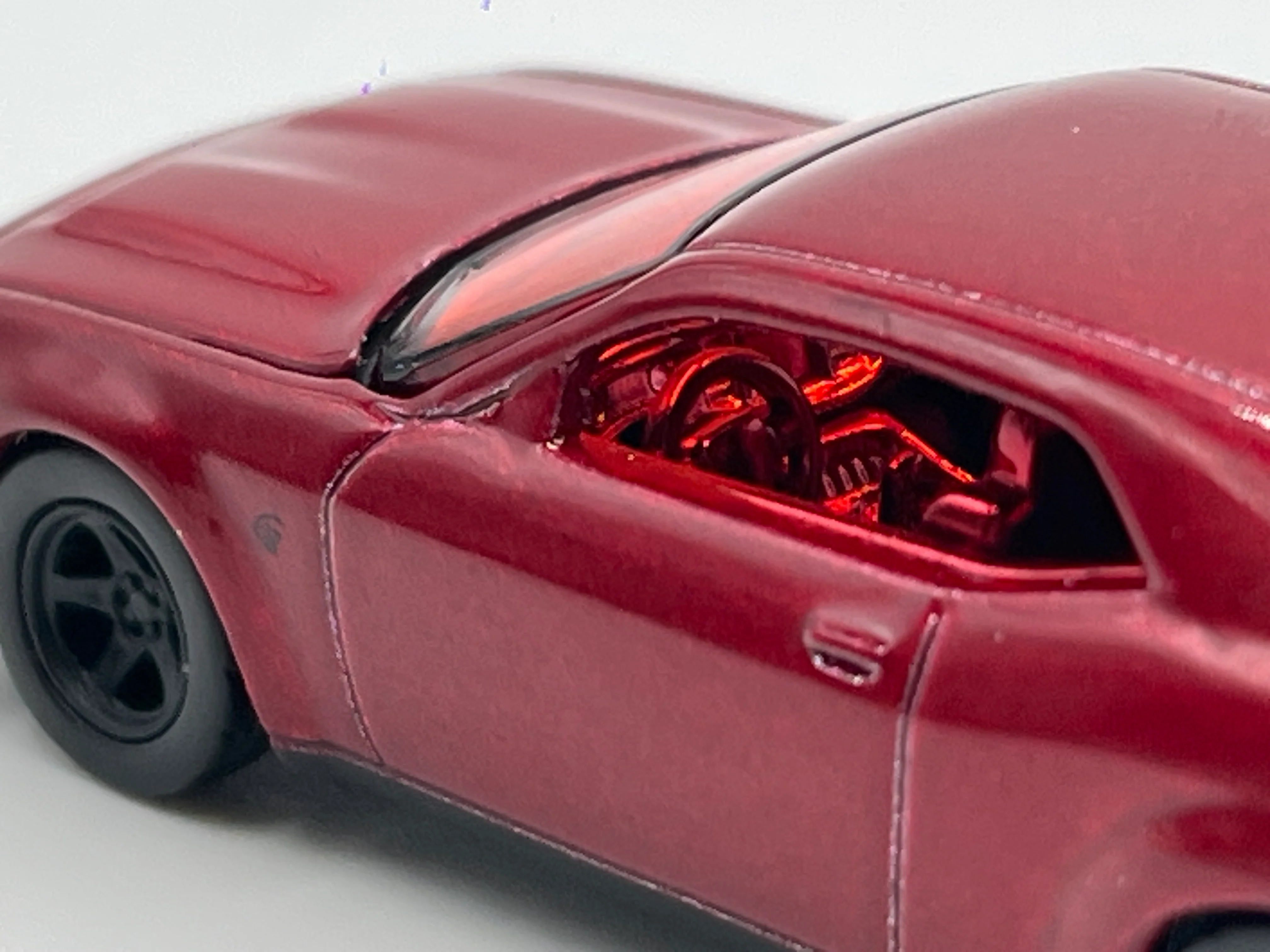 Auto World 1/64 Ultra Red Chase 2021 Dodge Challenger SRT Red Loose - Image 5