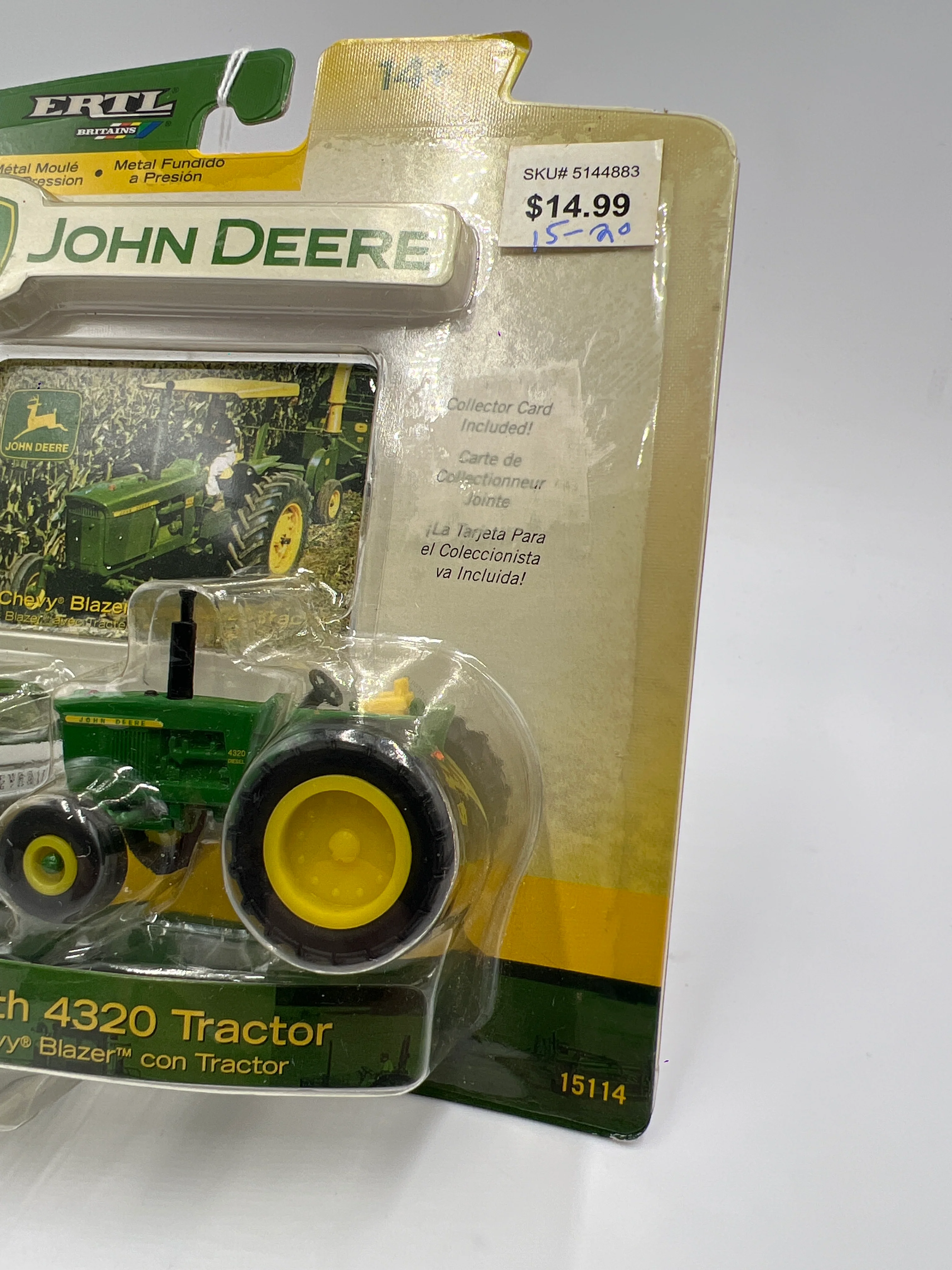 Ertl John Deere 2 Pack 69 Chevy Blazer With 4320 Tractor - Image 4