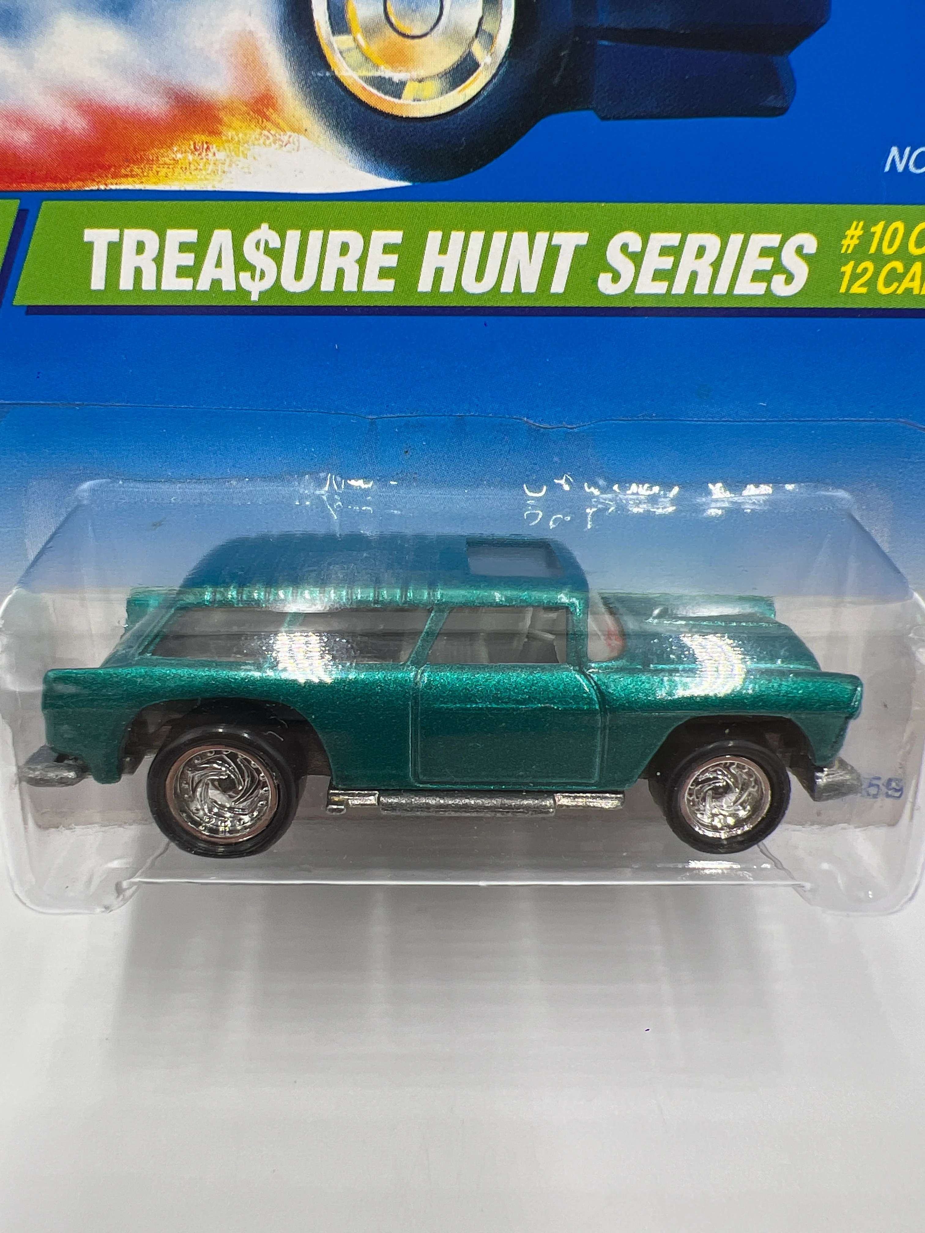 1995 Hot Wheels Treasure Hunt Series #10 Classic Nomad Green W/Protector - Image 2