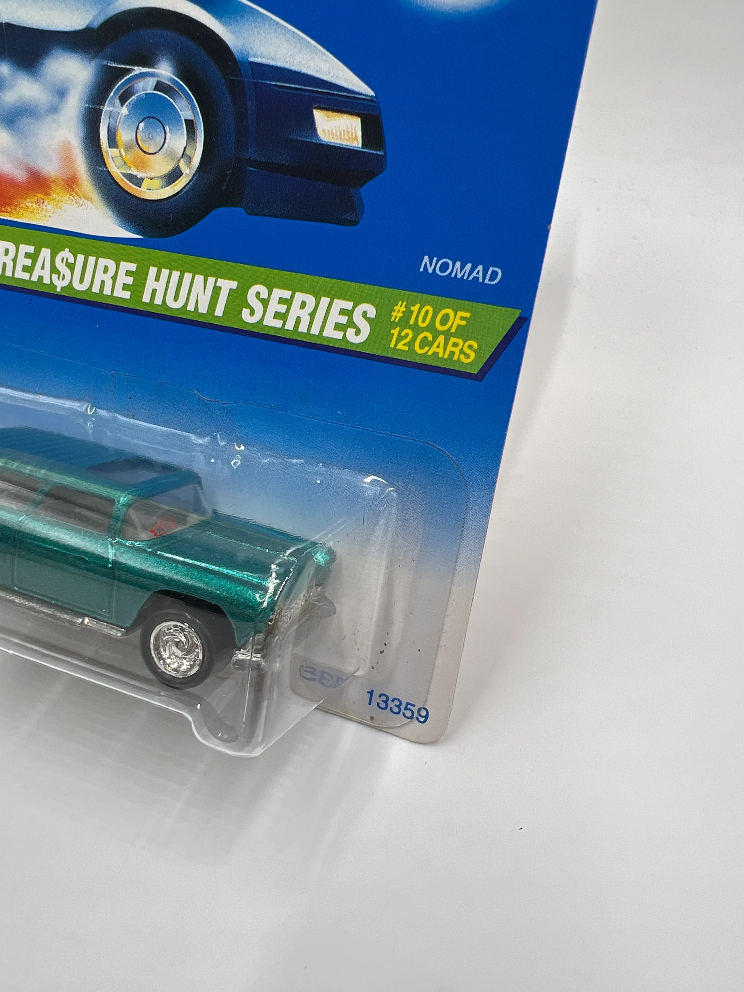 1995 Hot Wheels Treasure Hunt Series #10 Classic Nomad Green W/Protector - Image 3