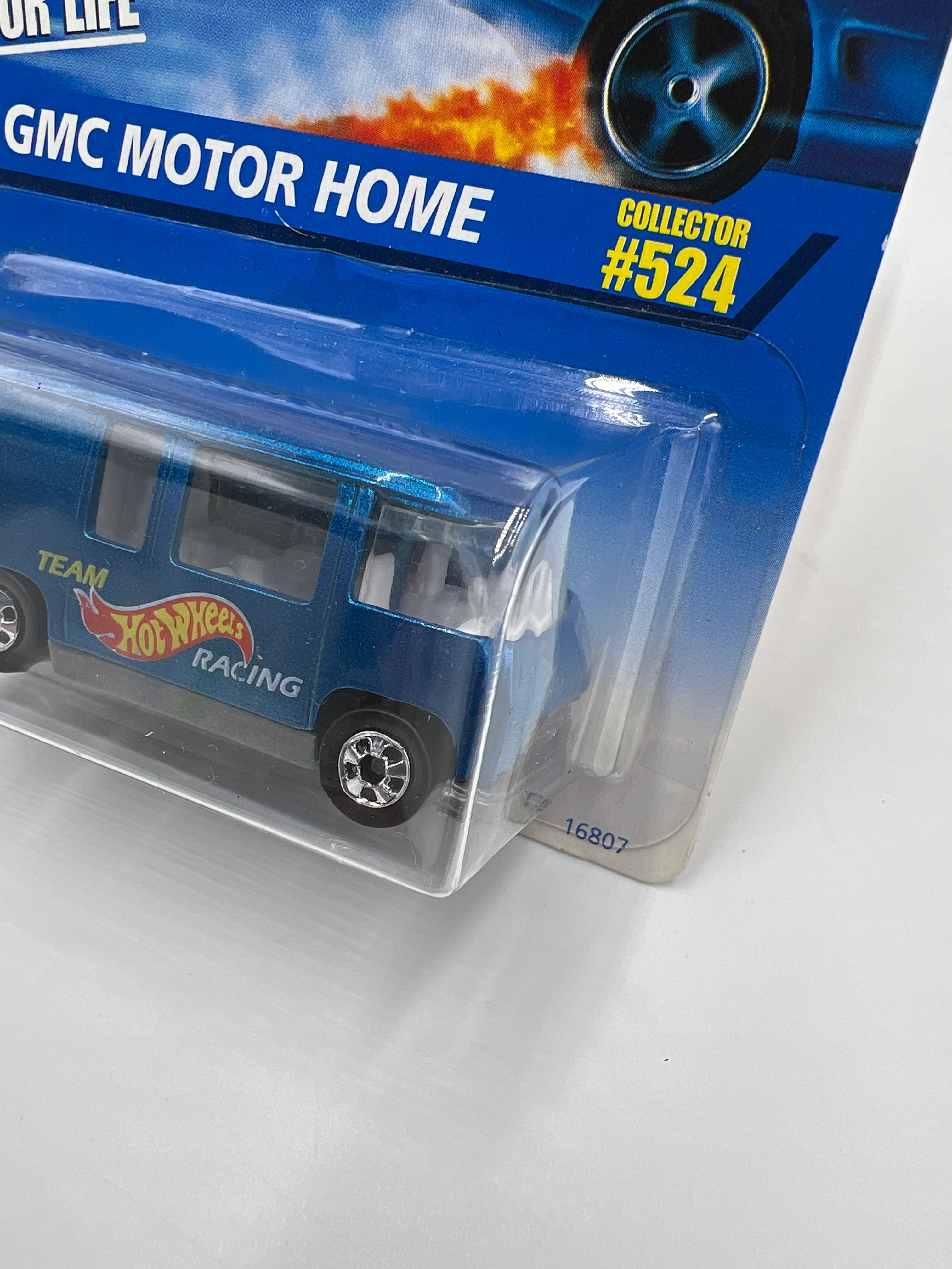 1996 Hot Wheels BW Collector #524 GMC Motor Home Blue 60E - Image 4