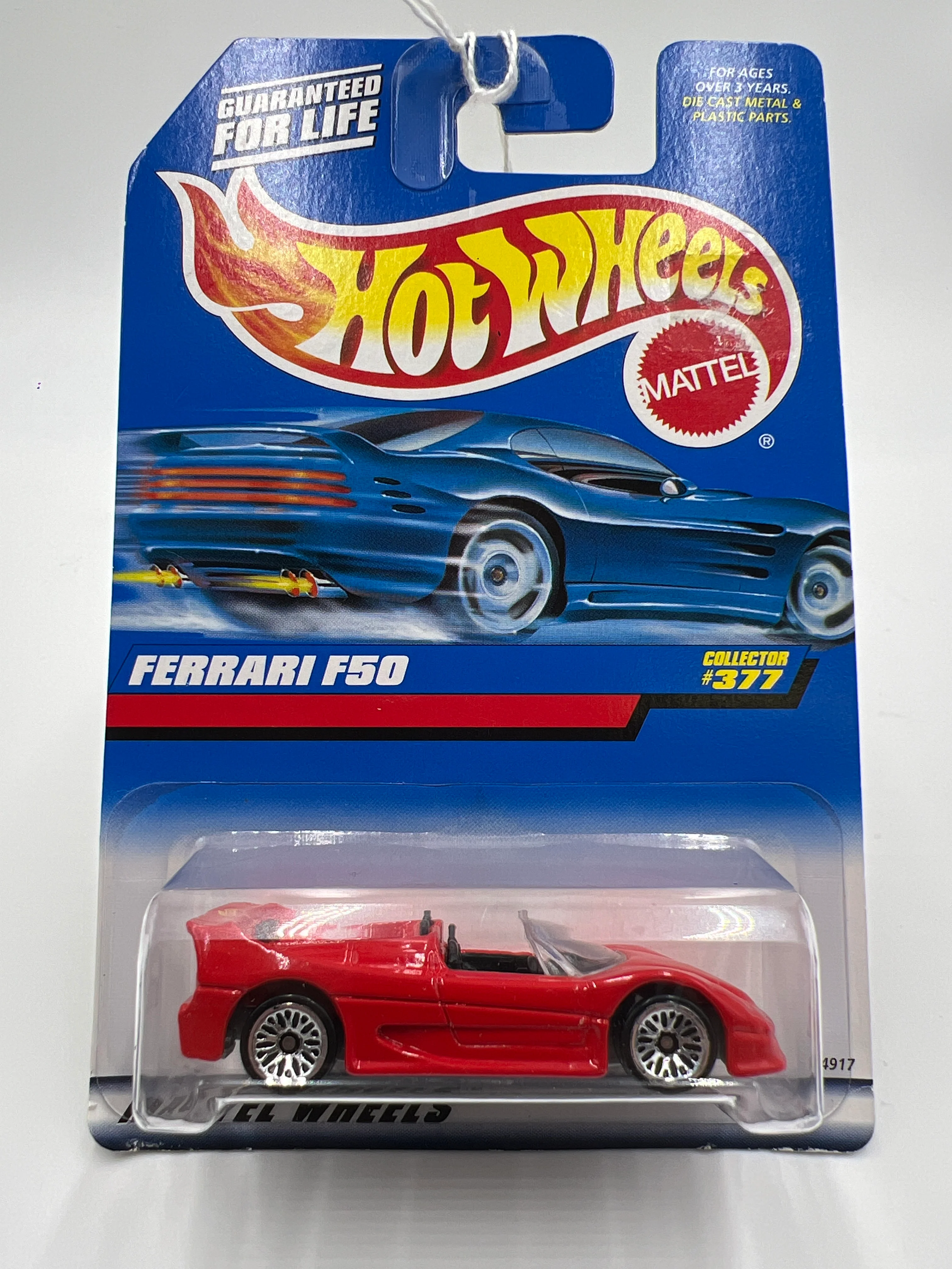1997 Hot Wheels Collector #377 Ferrari F50 Red (SR) - Image 2