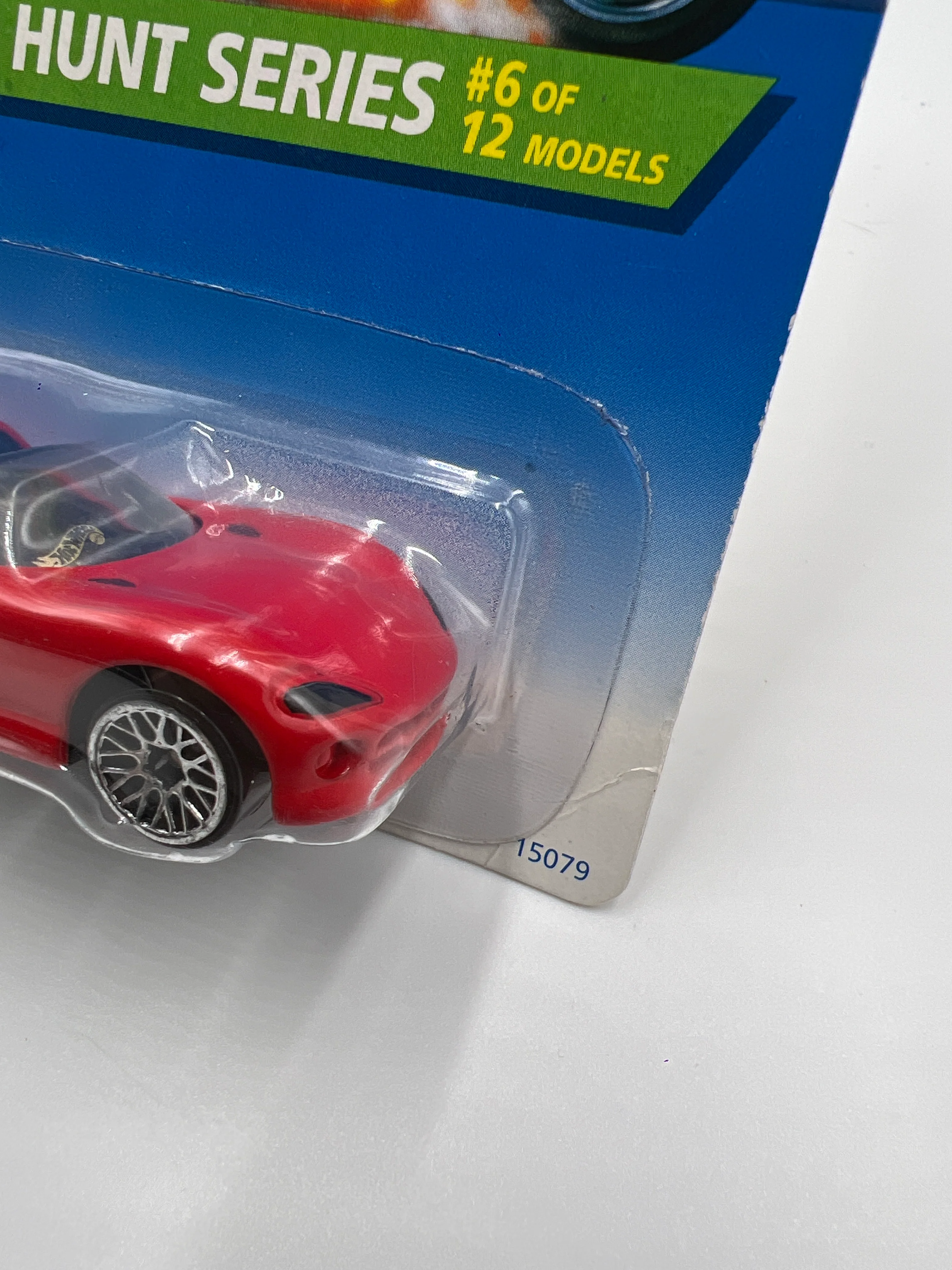 1996 Hot Wheels Treasure Hunt #433 Dodge Viper RT/10 Red 274C - Image 4