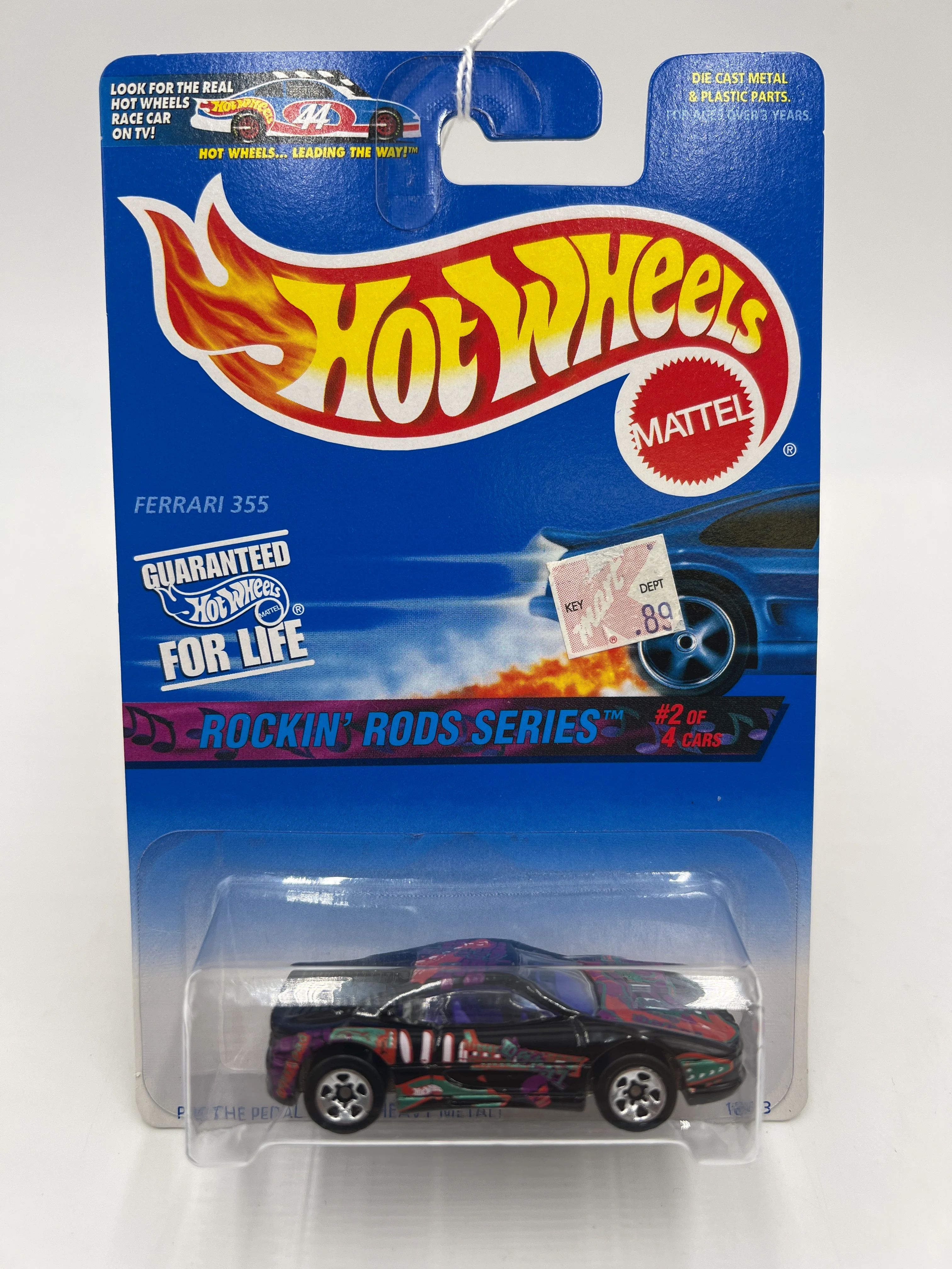 1997 Hot Wheels Rockin Rods Series #570 Ferrari 355 Black - Image 2