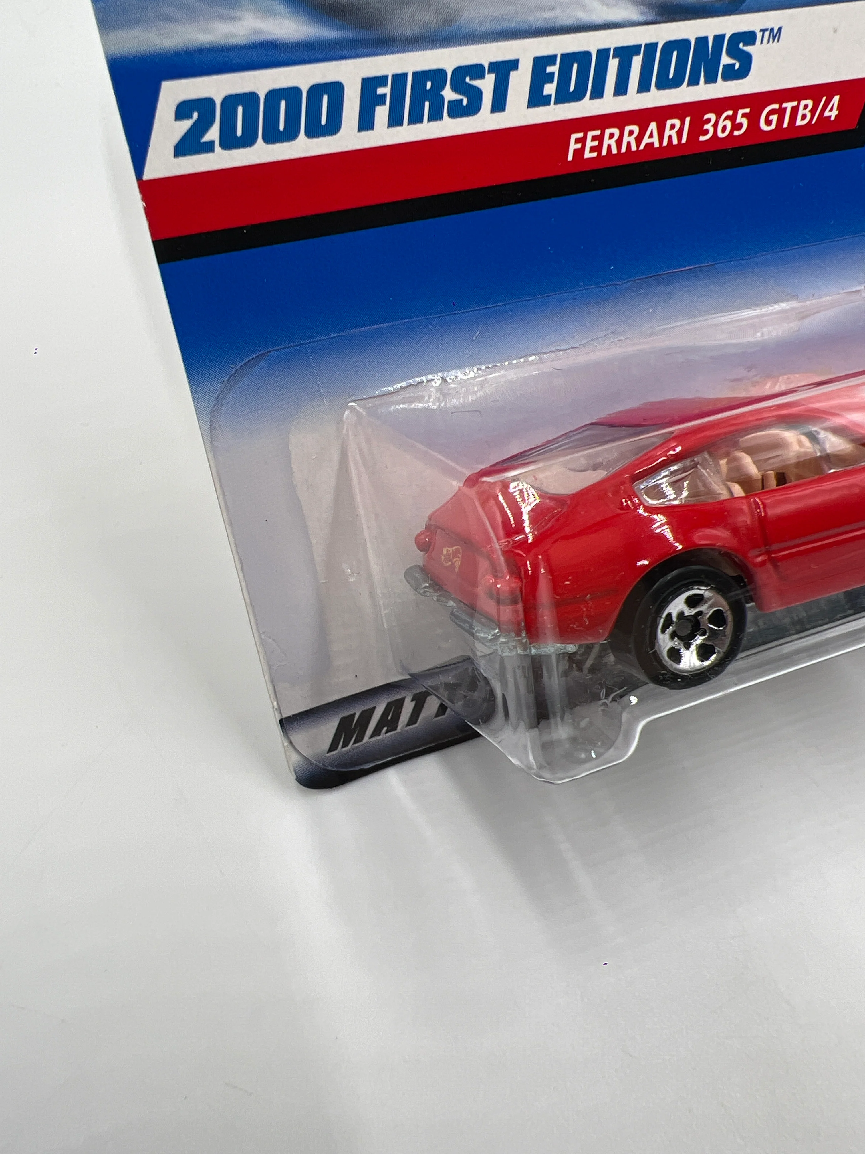 2000 Hot Wheels First Edition #61 Ferrari 365 GTB/4 Red SR - Image 4