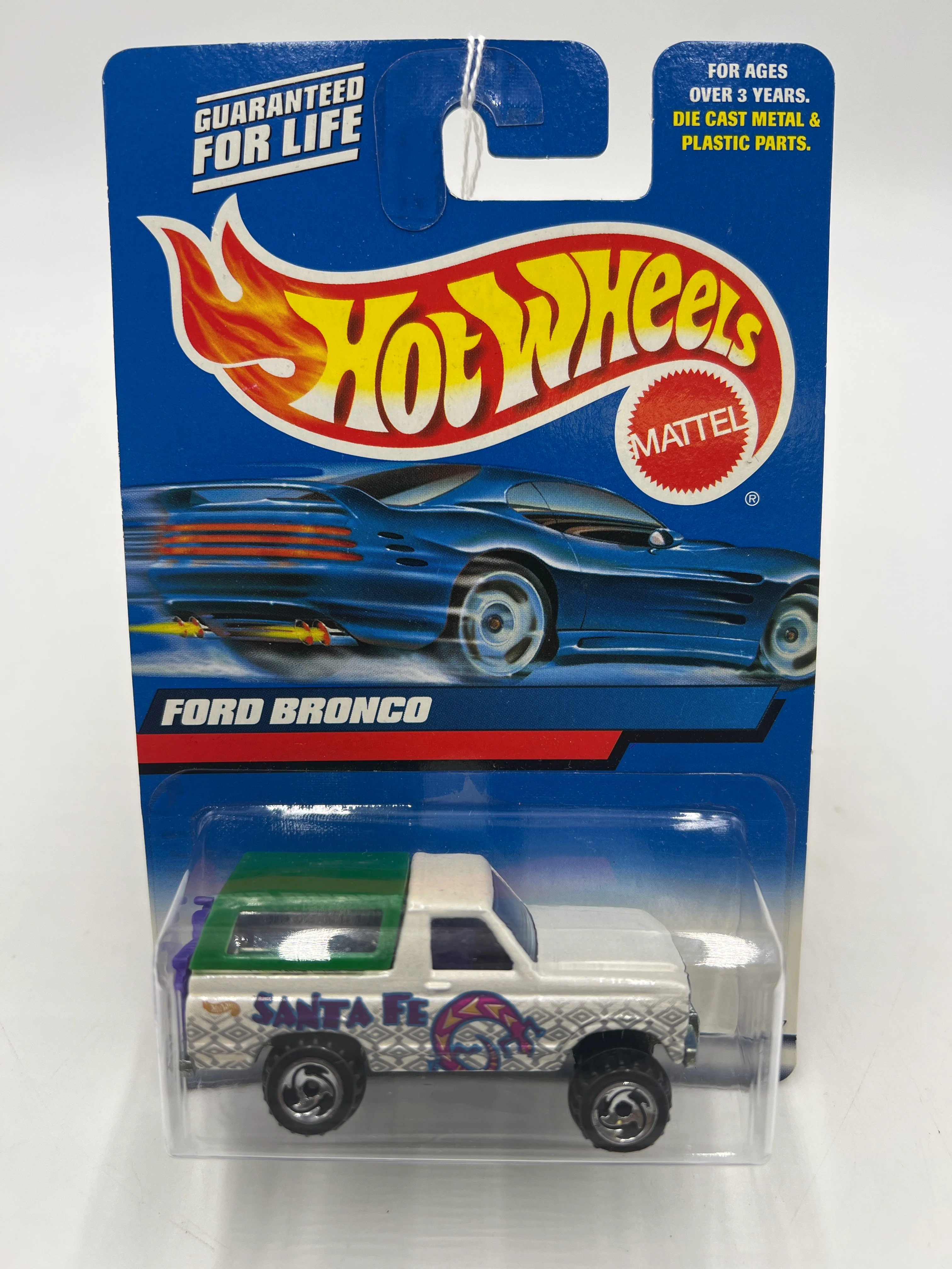 2000 Hot Wheels #198 Ford Bronco White 32D - Image 2