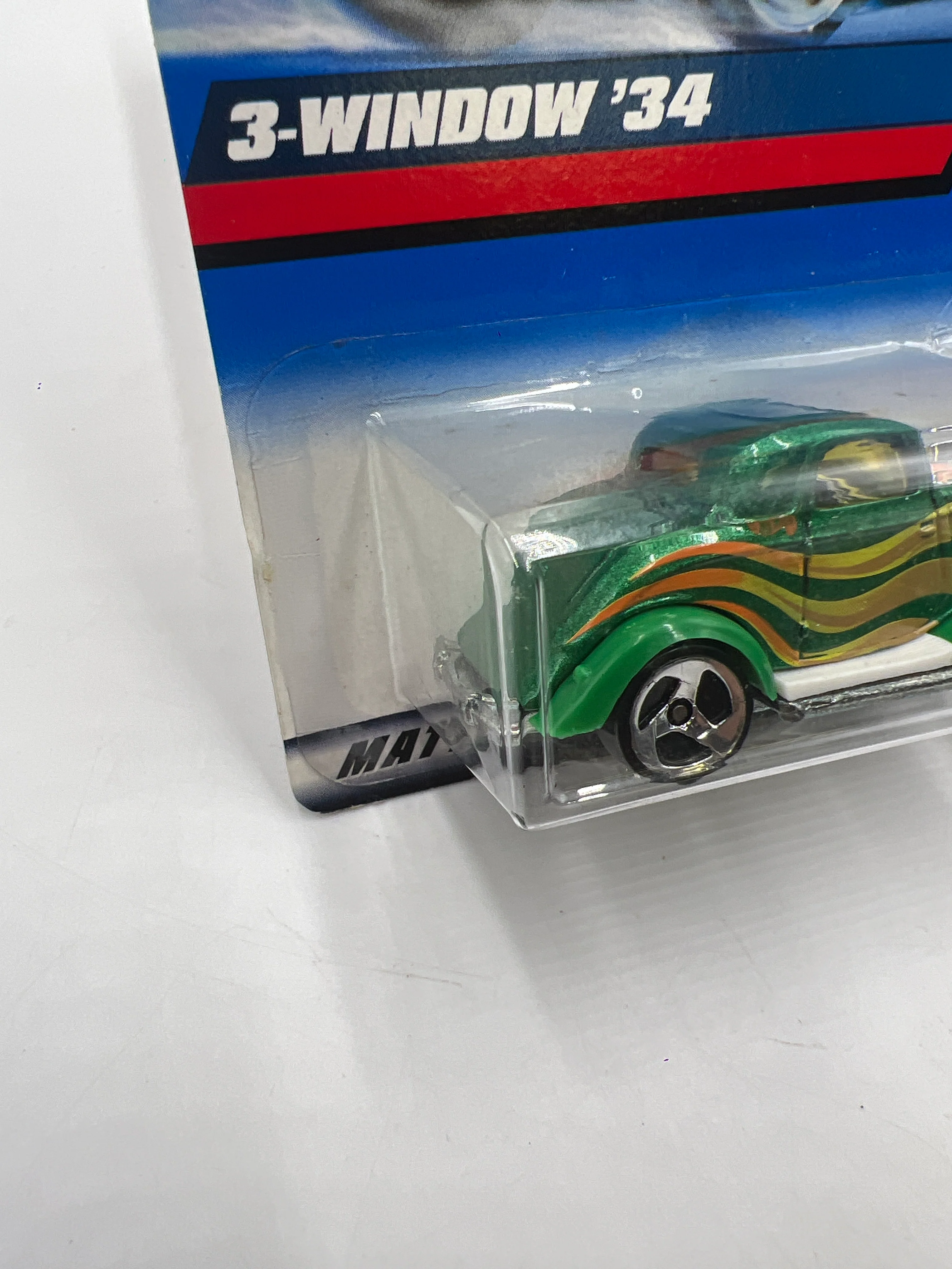 2000 Hot Wheels #132 3-Window 34 Green 35C - Image 5