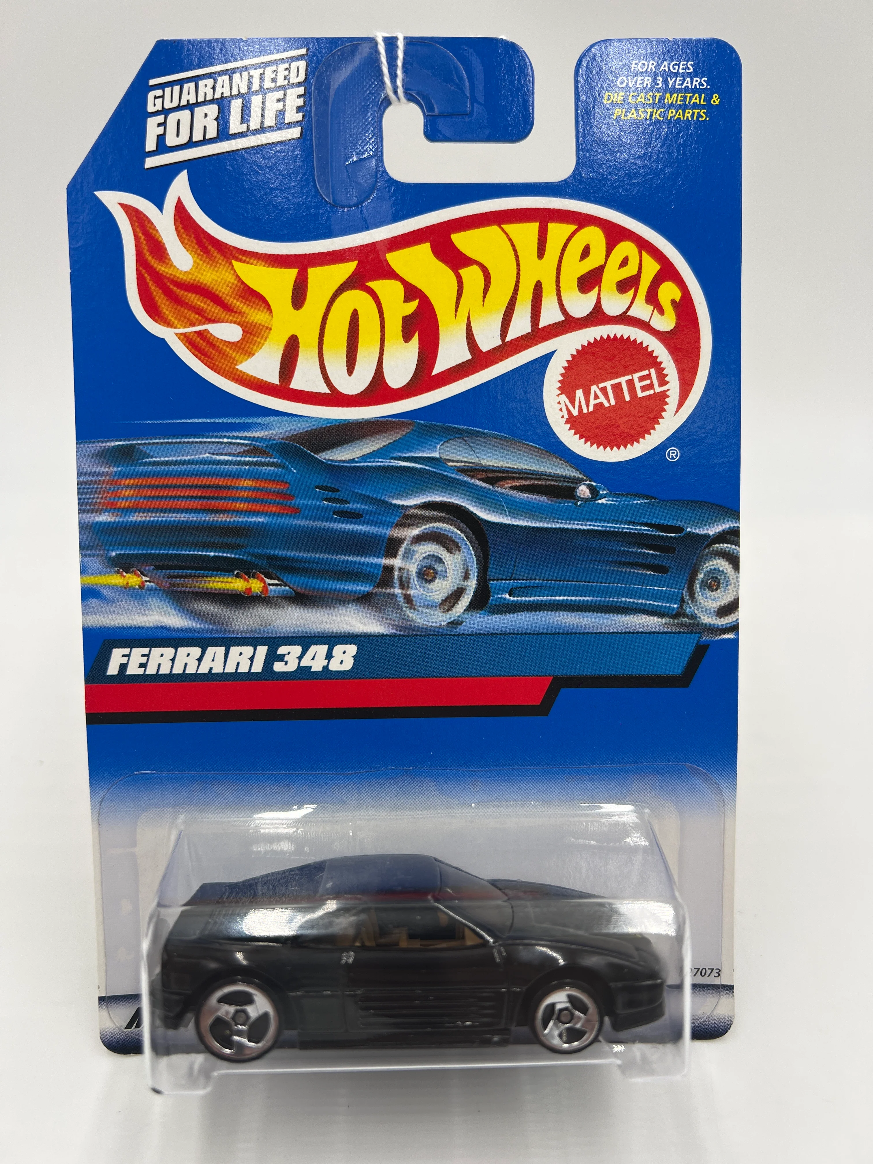 2000 Hot Wheels #106 Ferrari 348 Black 3SP Wheels - Image 2