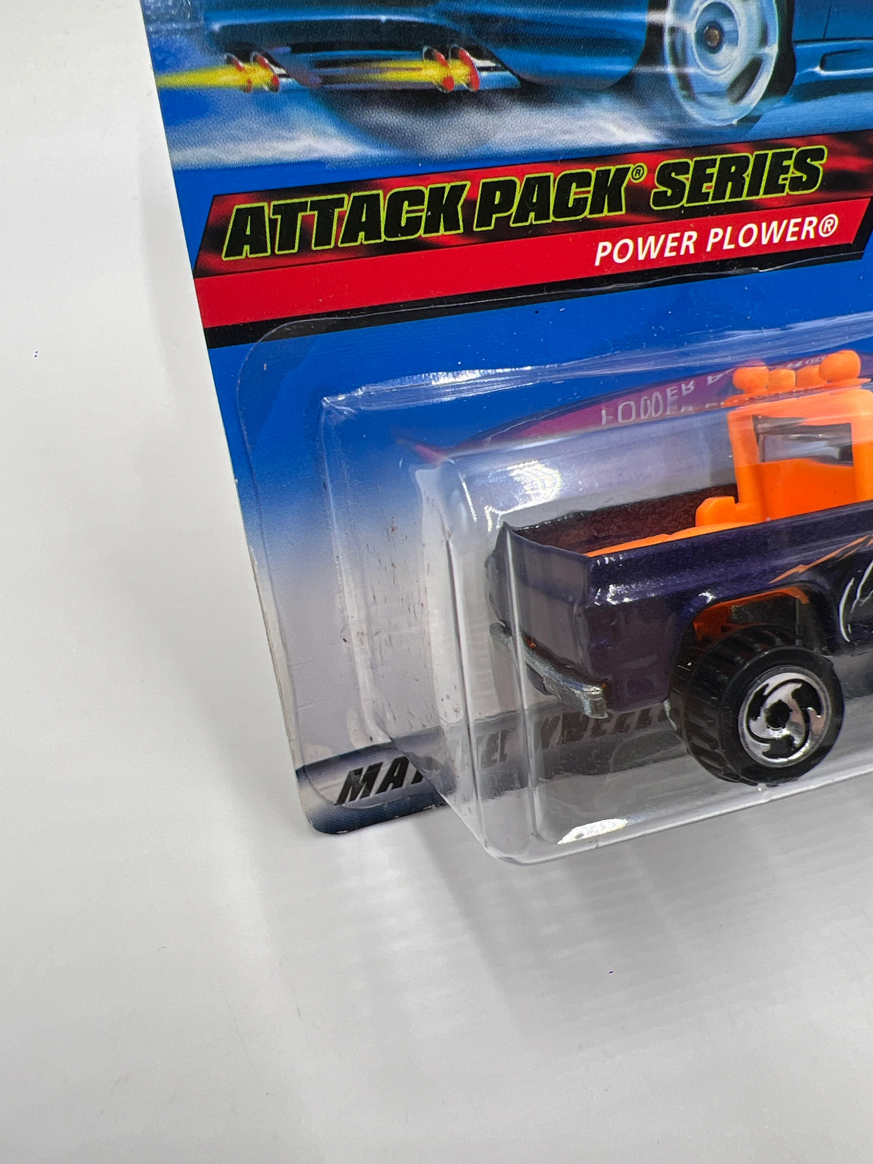 2000 Hot Wheels First Editions Attack Pack #22 Power Plower Purple 8C - Image 4