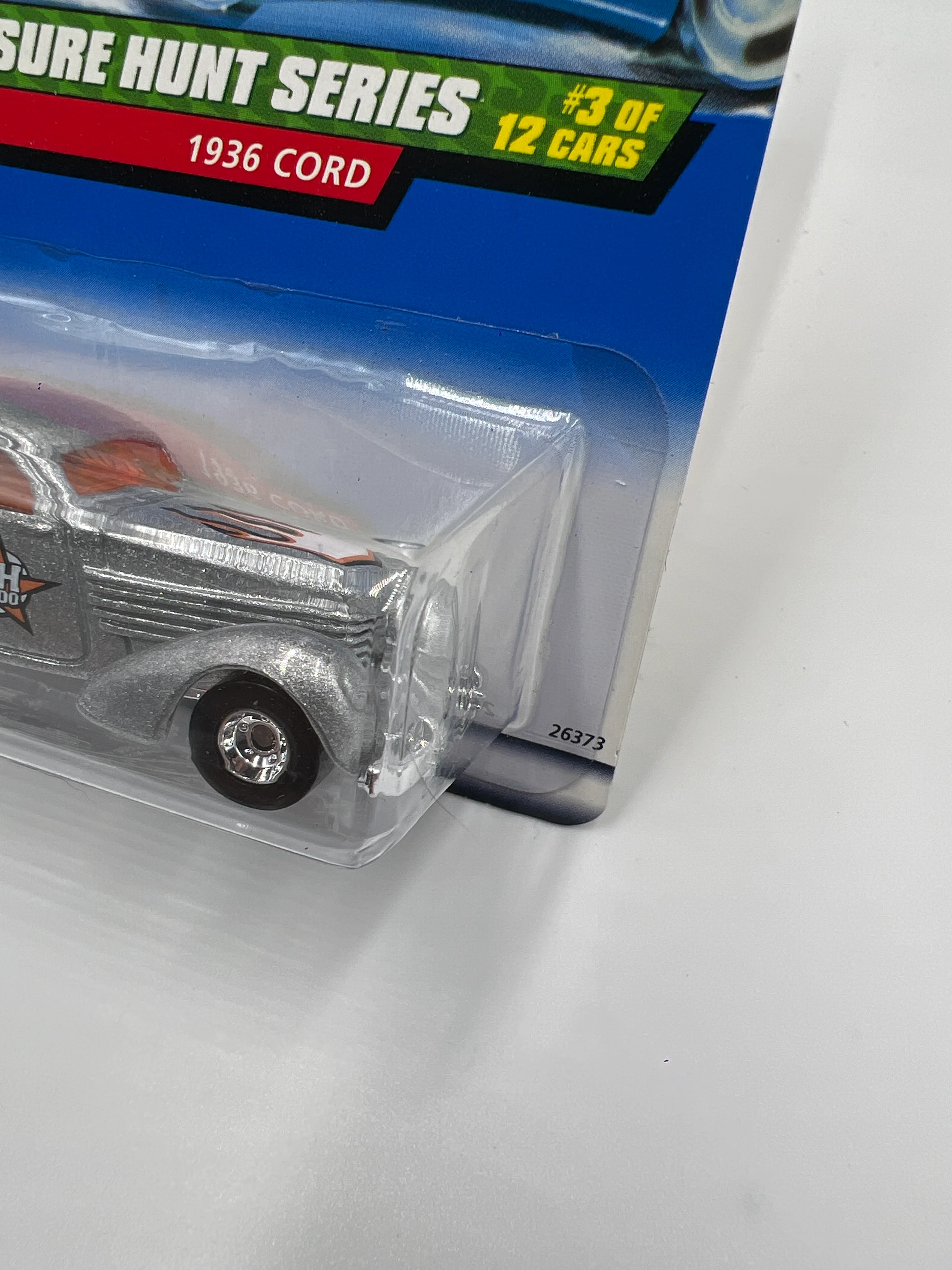 2000 Hot Wheels Treasure Hunt Real Riders #51 1936 Cord Silver 273C - Image 4