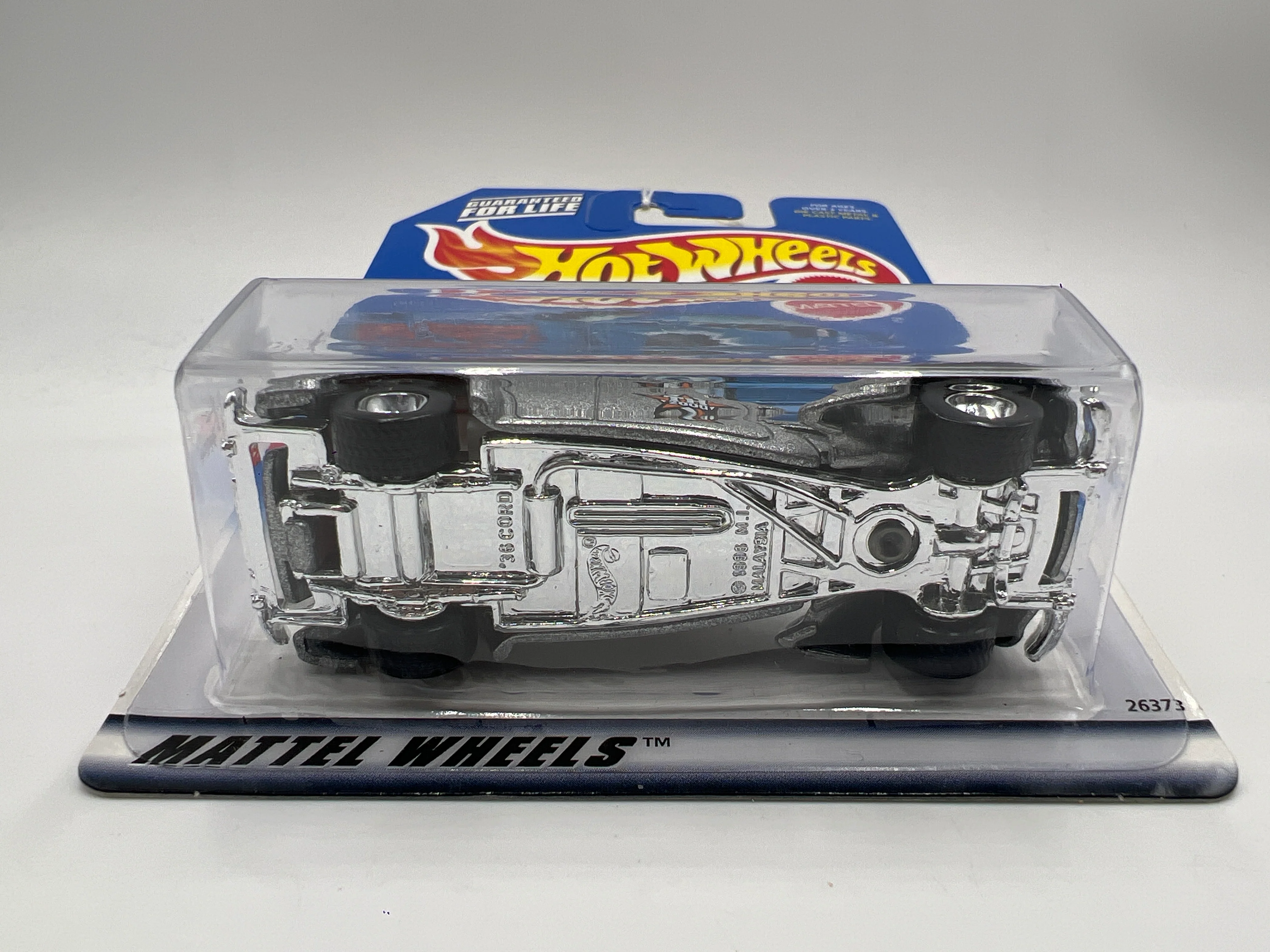2000 Hot Wheels Treasure Hunt Real Riders #51 1936 Cord Silver 273C - Image 6