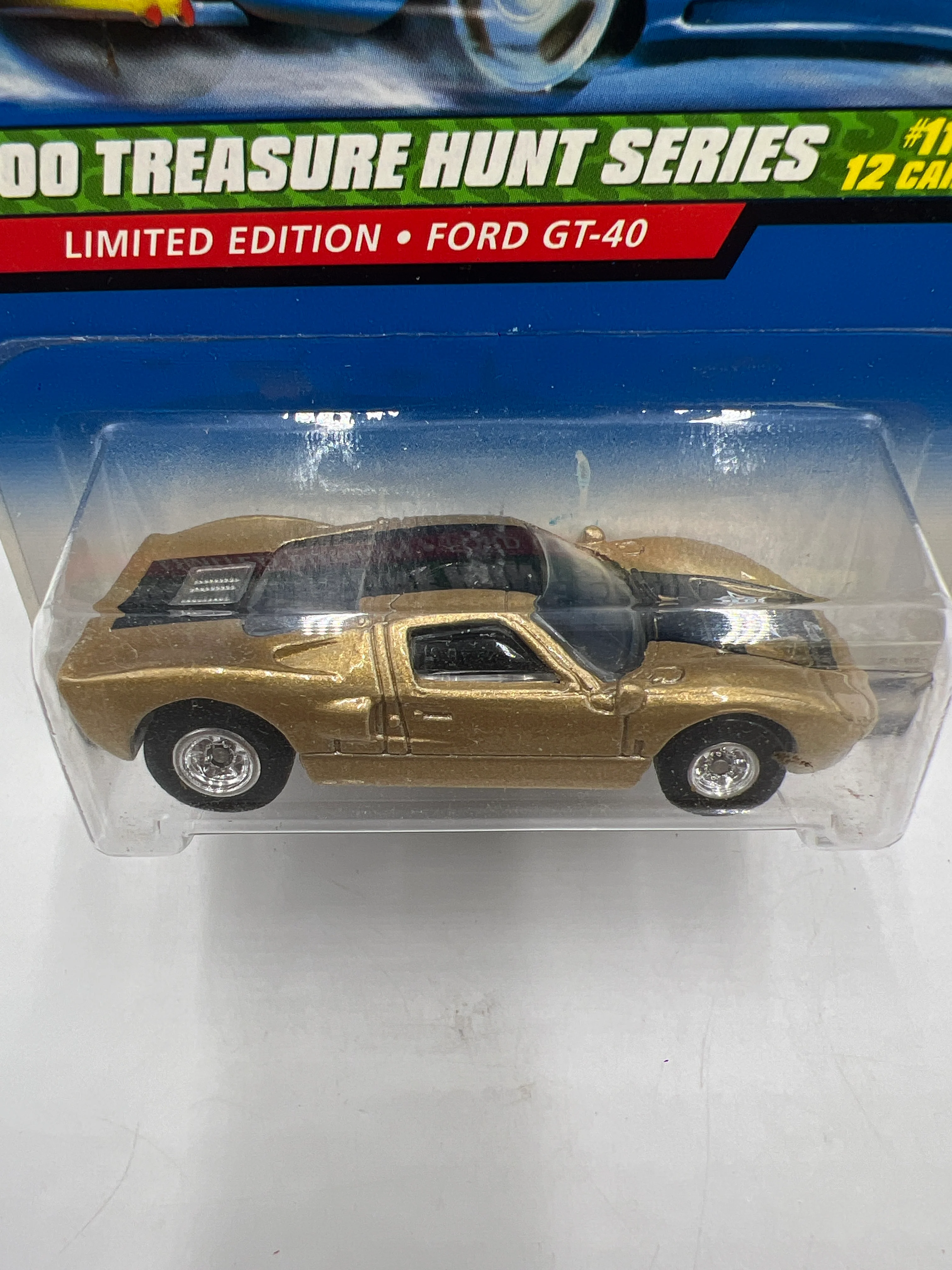2000 Hot Wheels Treasure Hunt Series 11/12 Ford GT-40 #059 275D - Image 3