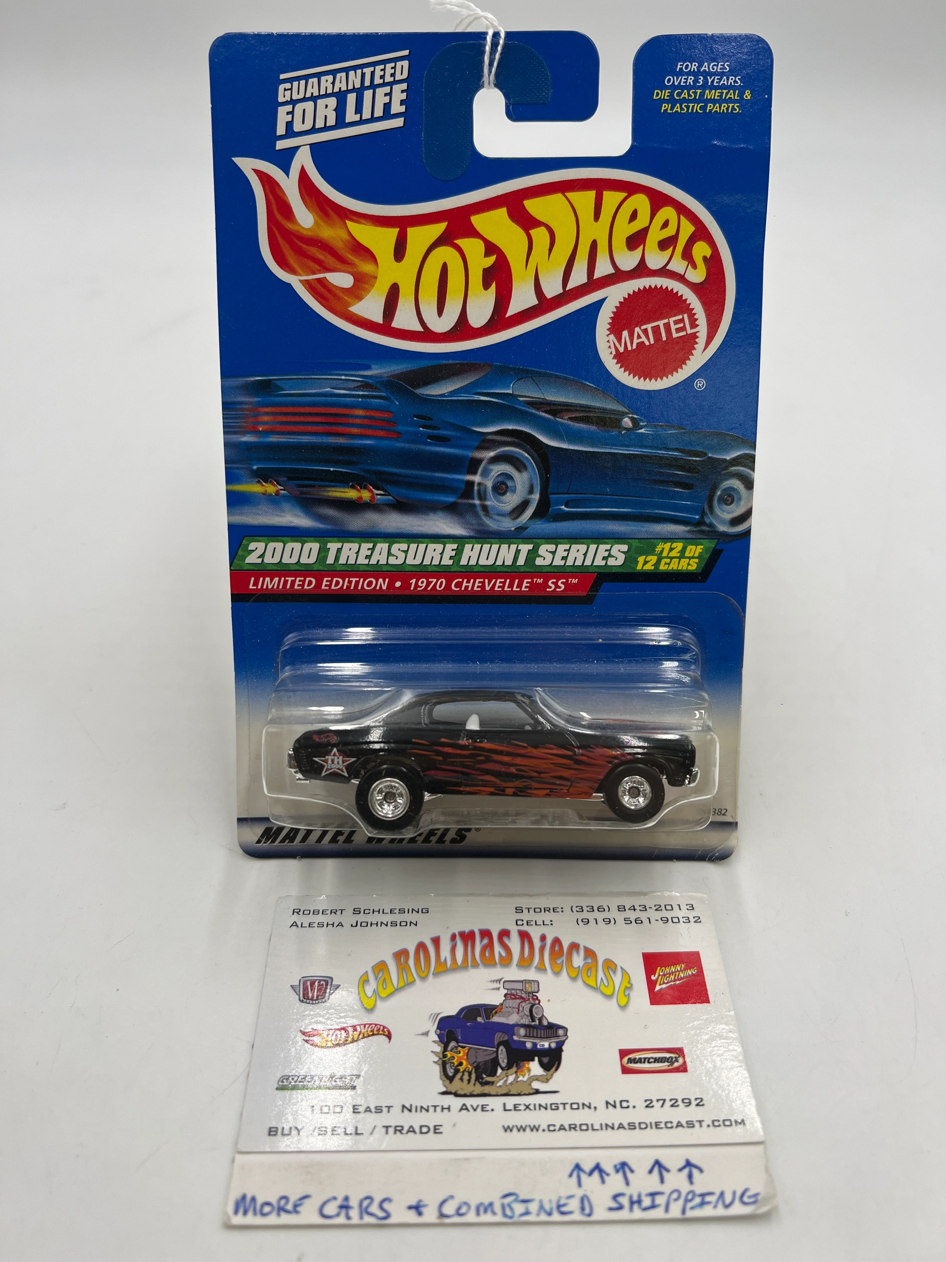 2000 Hot Wheels Treasure Hunt Series 12/12 1970 Chevelle SS #060 275B