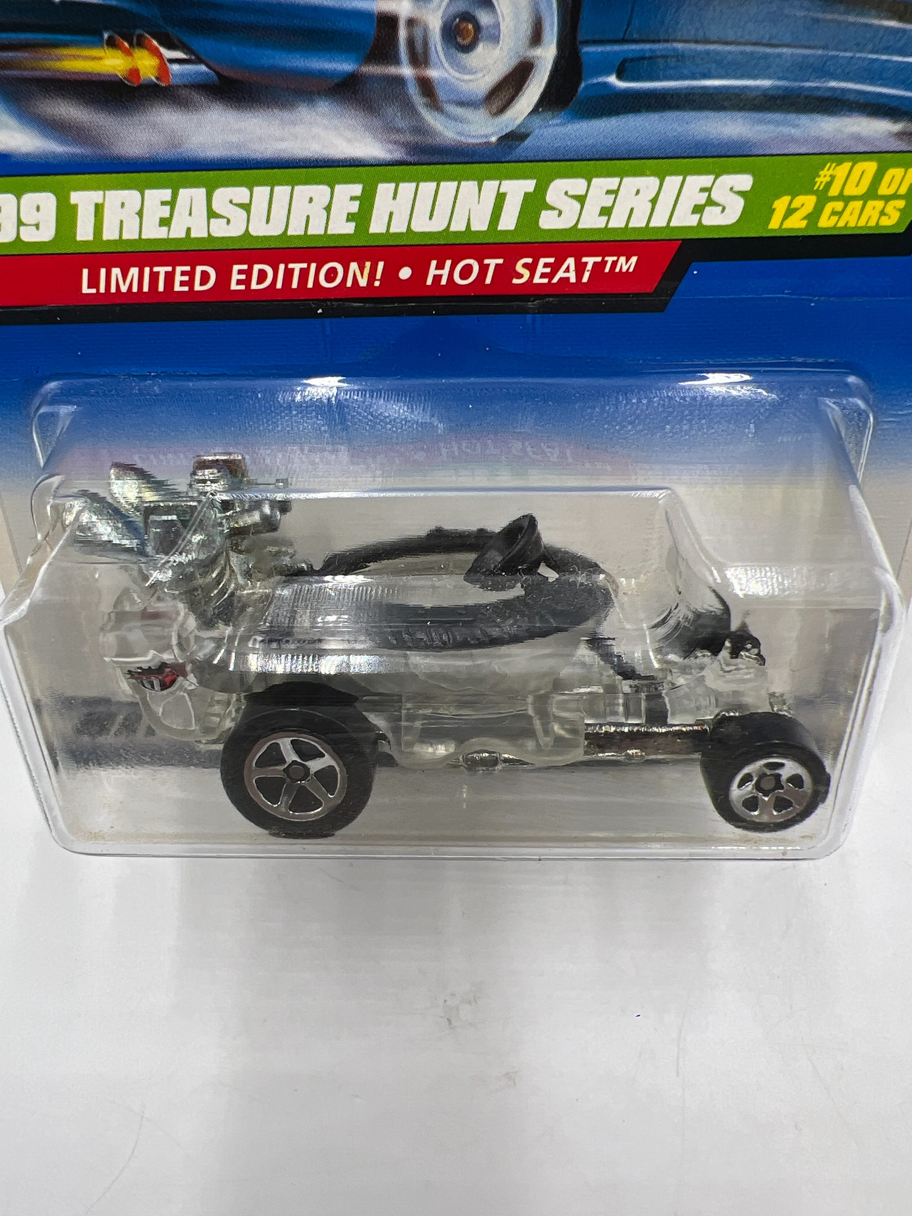 1999 Hot Wheels Treasure Hunt Series 10/12 Hot Seat #938 276D - Image 3