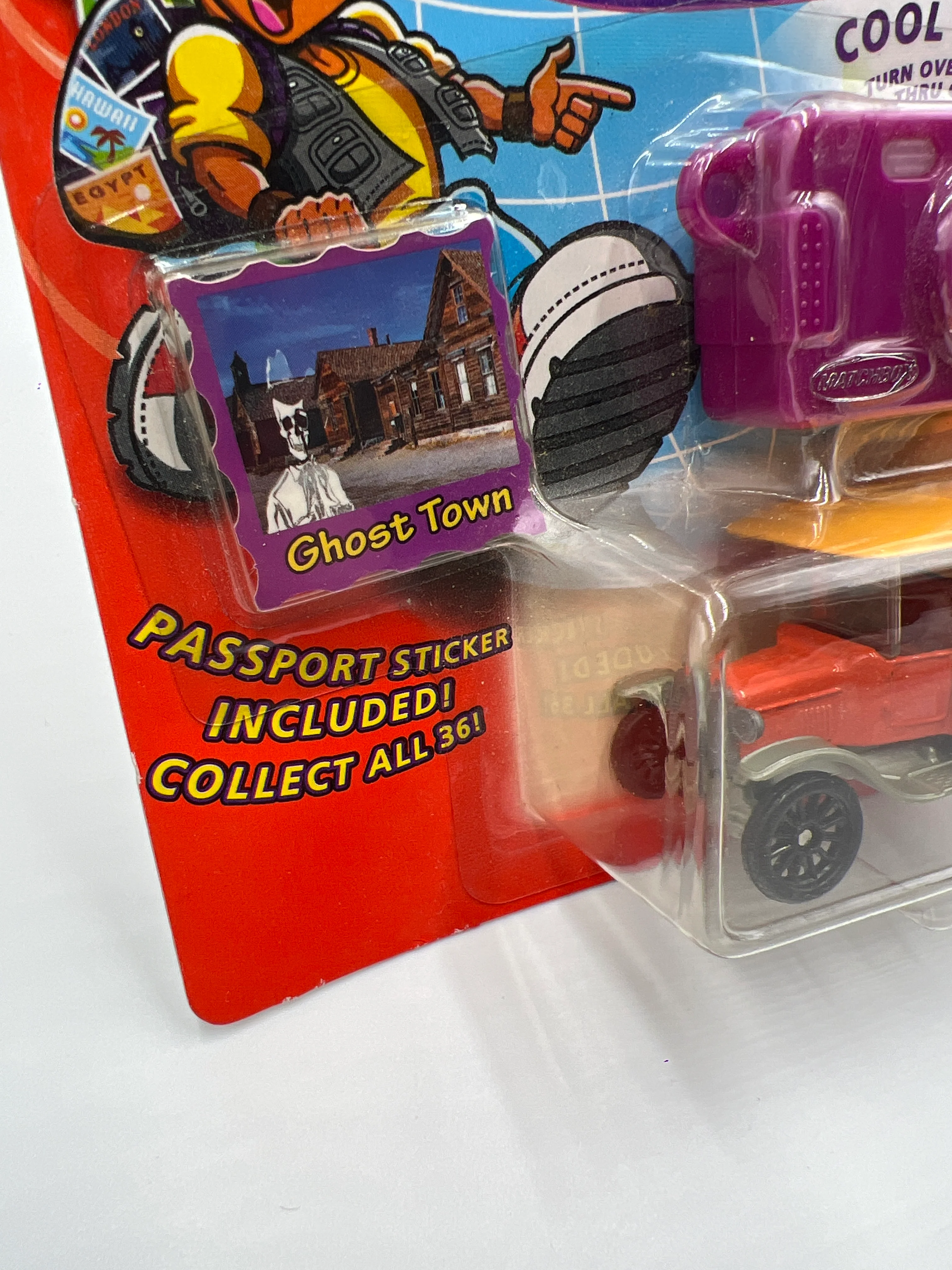 2003 Matchbox Around The World #16 Ghost Town 1921 Model T Ford Orange (SR) - Image 5