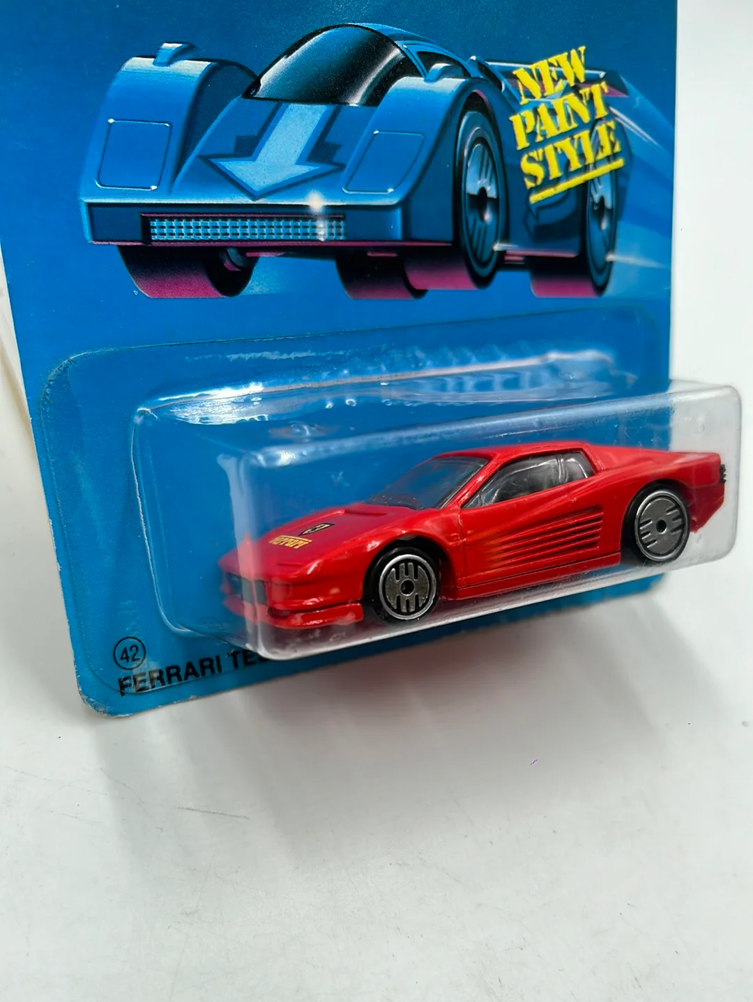 Hot Wheels Speed Fleet Red Ferrari Testarossa #5111 - Image 5