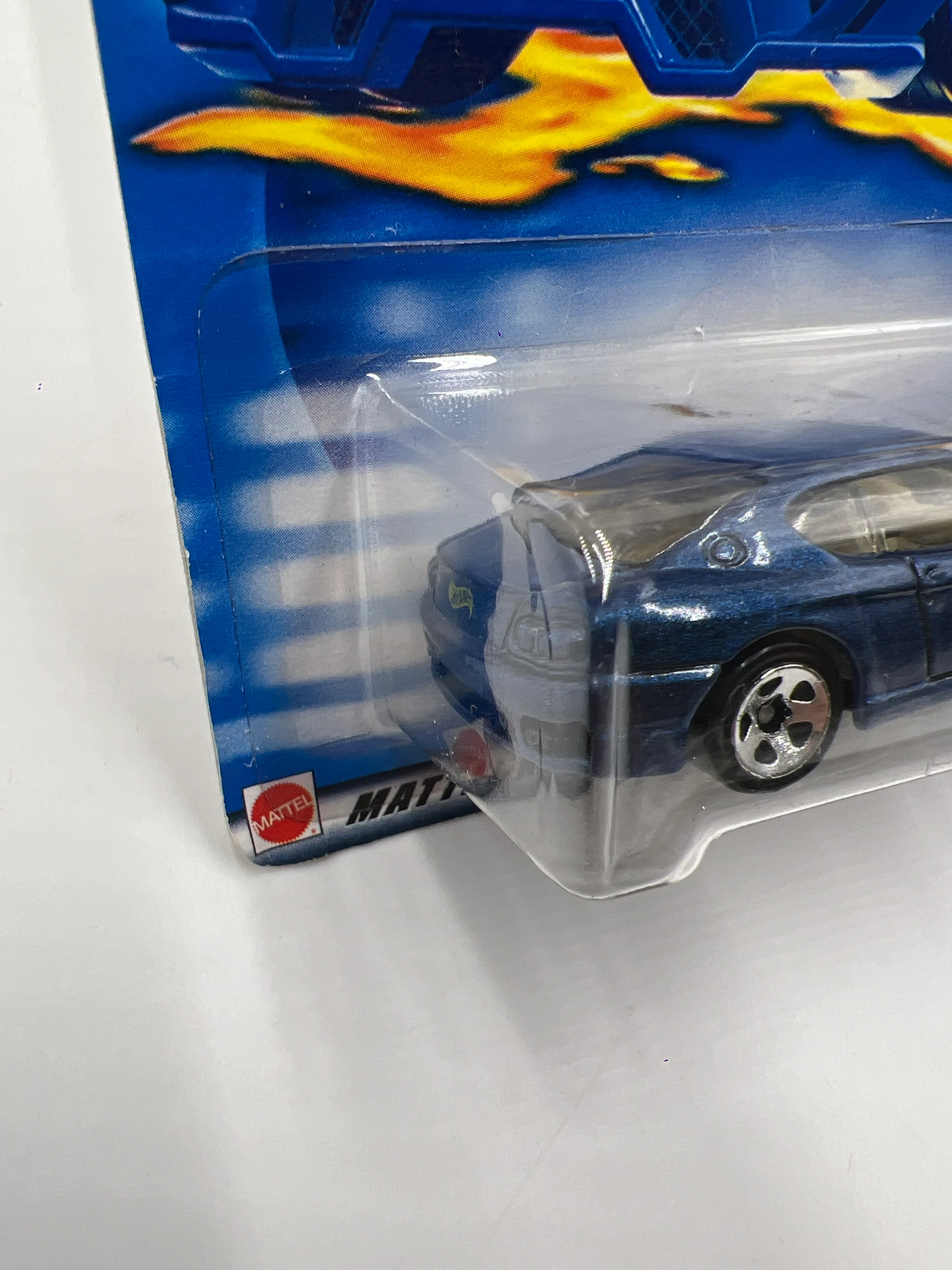 2002 Hot Wheels #213 Ferrari 456M Blue 5SP Wheels - Image 5