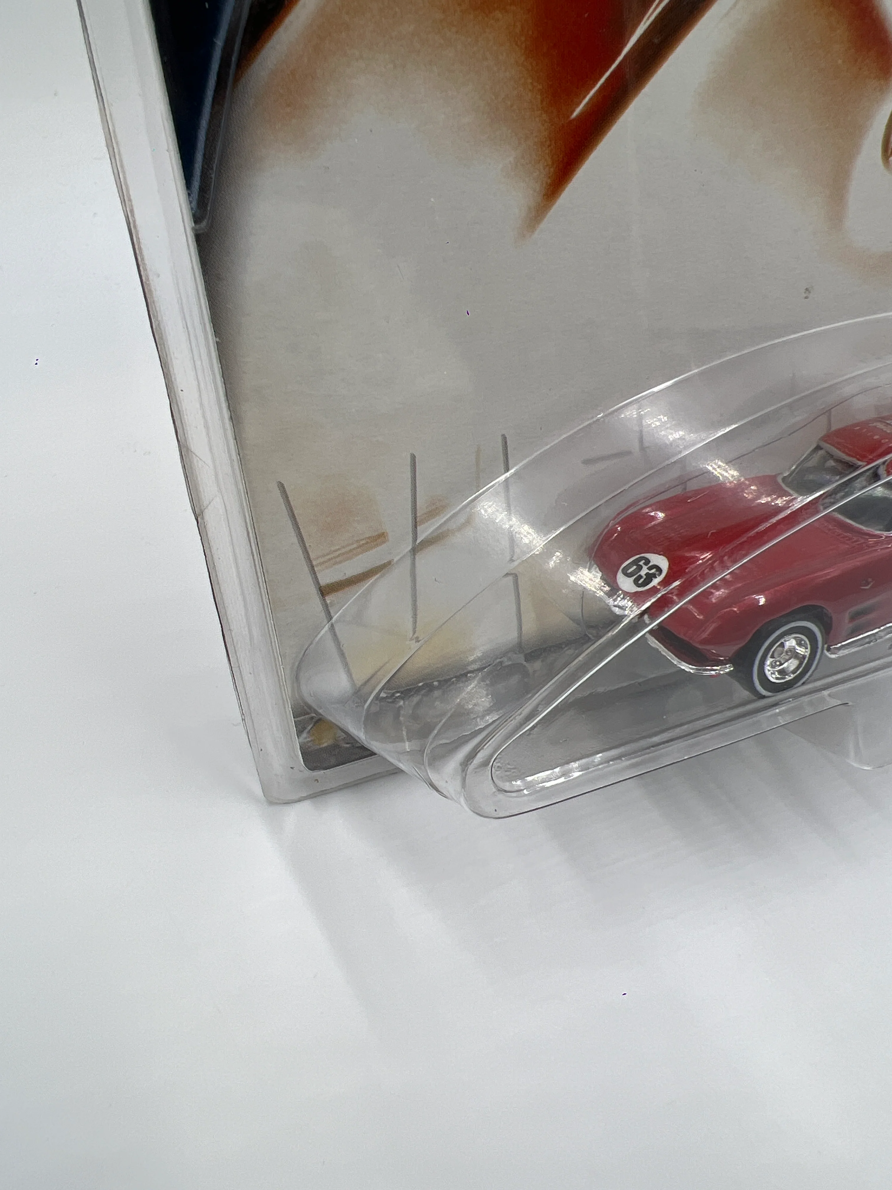 2002 Hot Wheels Auto Milestones 1963 Corvette Red SR - Image 4