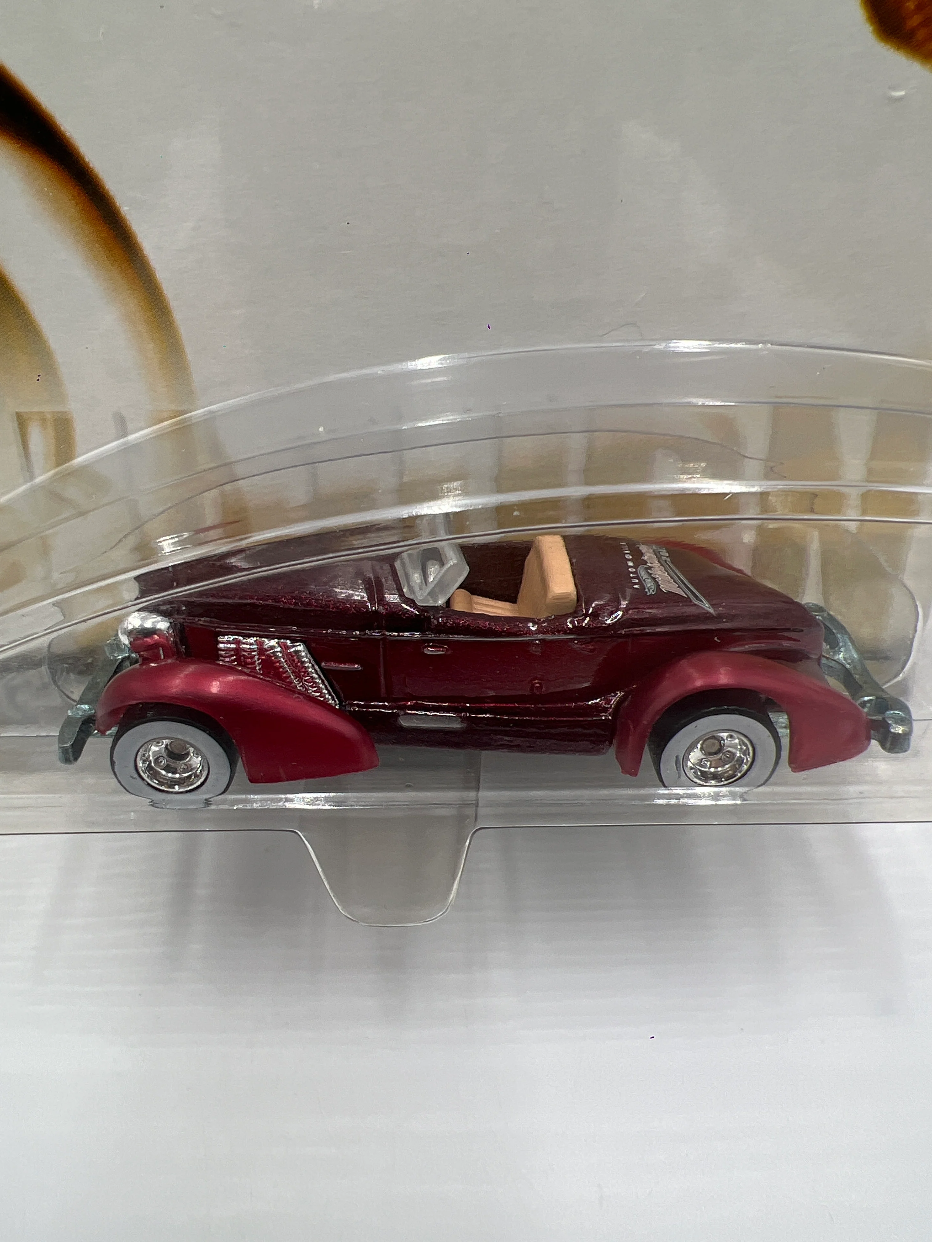2002 Hot Wheels Auto Milestones 1935 Auburn Boat Tail Speedster Red SR - Image 2