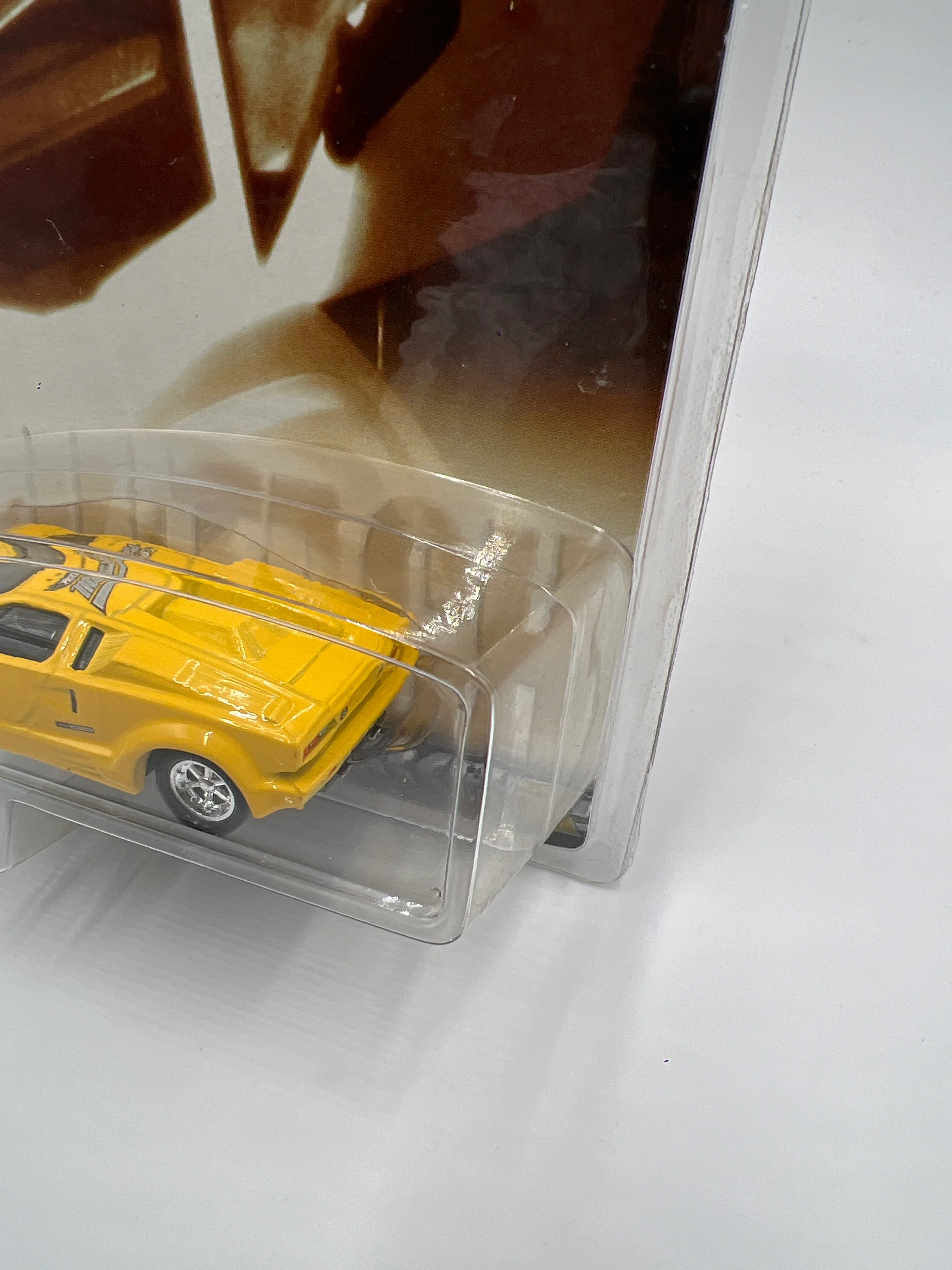 2002 Hot Wheels Auto Milestones Lamborghini Countach Yellow SR - Image 3