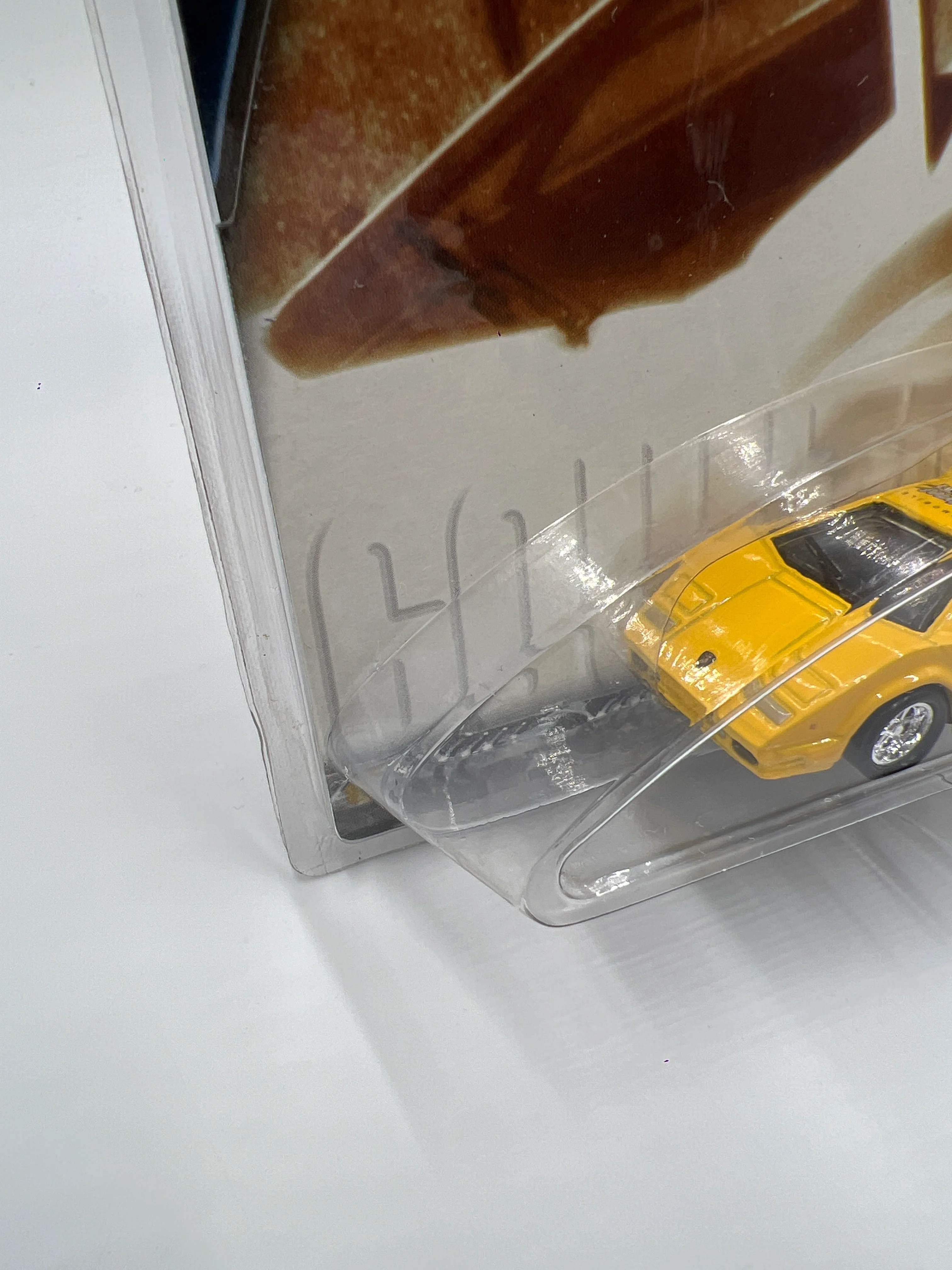 2002 Hot Wheels Auto Milestones Lamborghini Countach Yellow SR - Image 4